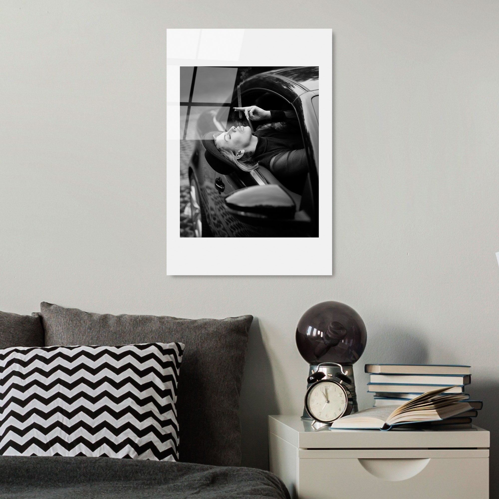 Quadro Decorativo em Vidro Temperado UV-971 (30 x 45 cm), Multicolor, 4 mm