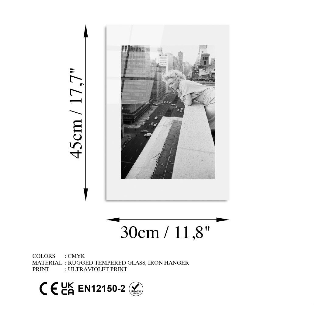 Quadro Decorativo em Vidro Temperado 100% UV-973, Multicolor, 30 x 45 cm (4 mm)