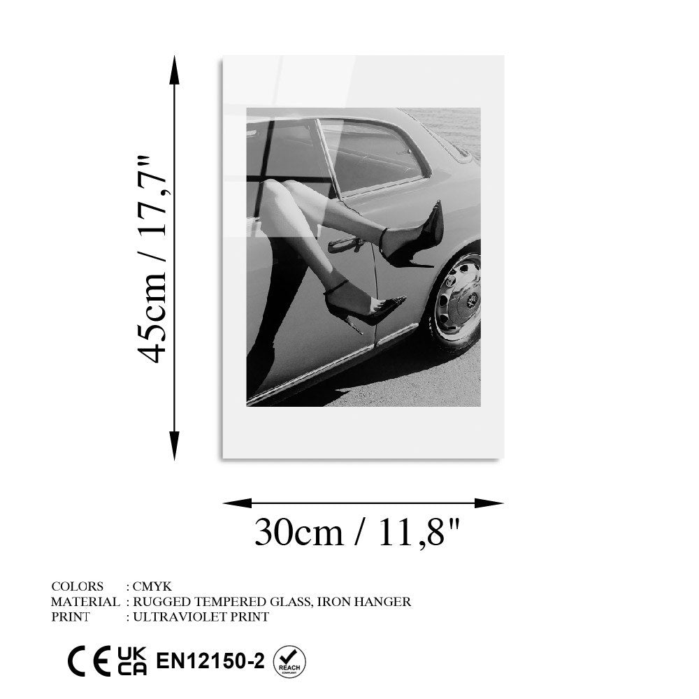 Quadro Decorativo em Vidro Temperado 30x45 cm (4 mm) Multicolor — UV-974