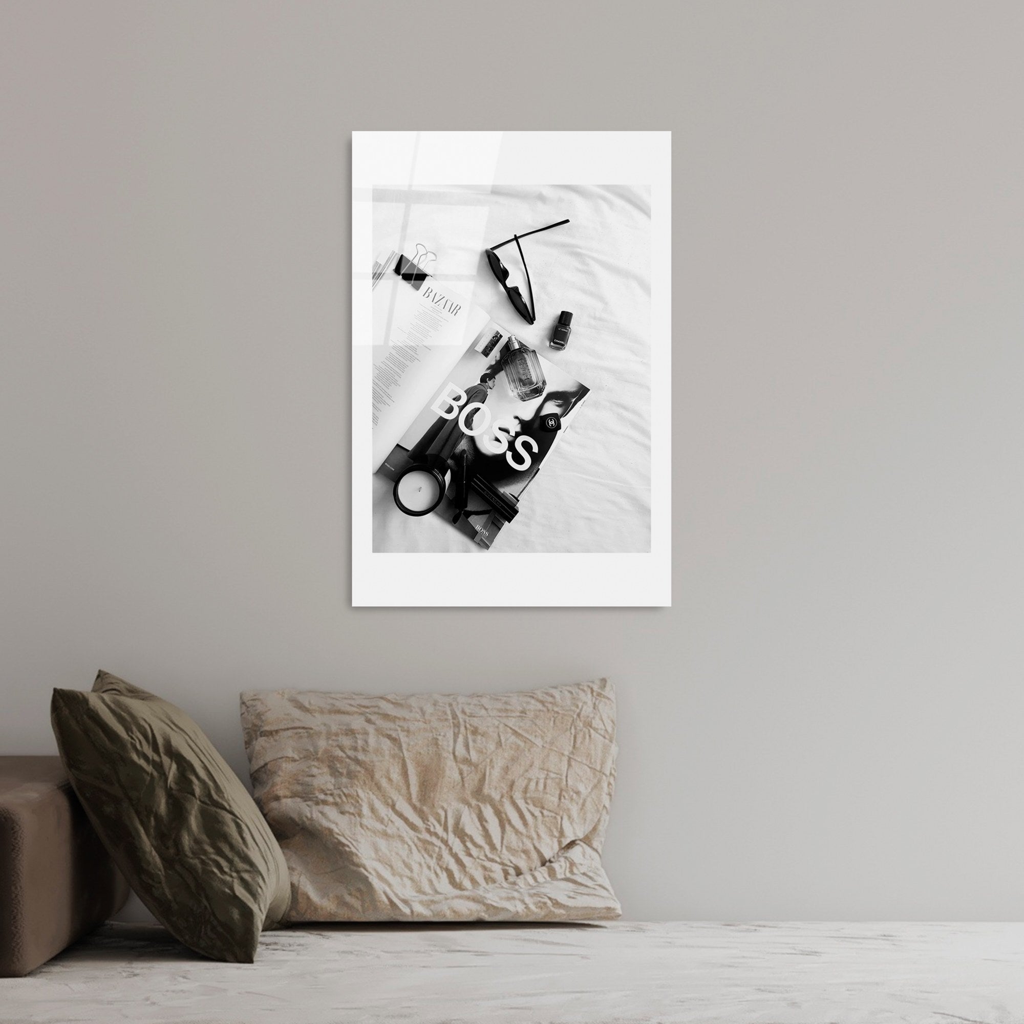 Quadro Decorativo em Vidro Temperado UV-975, Multicolor, 30 x 45 cm (4 mm)