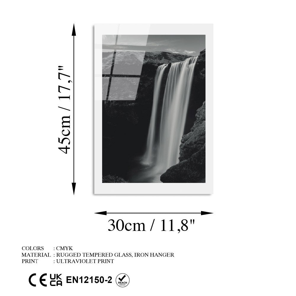 Quadro Decorativo em Vidro Temperado 30x45 cm (4 mm) Multicolor | UV-976 | 123BZM2470