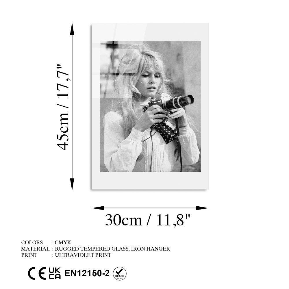 Quadro Decorativo em Vidro Temperado UV-977, Multicolor, 30 x 45 cm (4 mm)