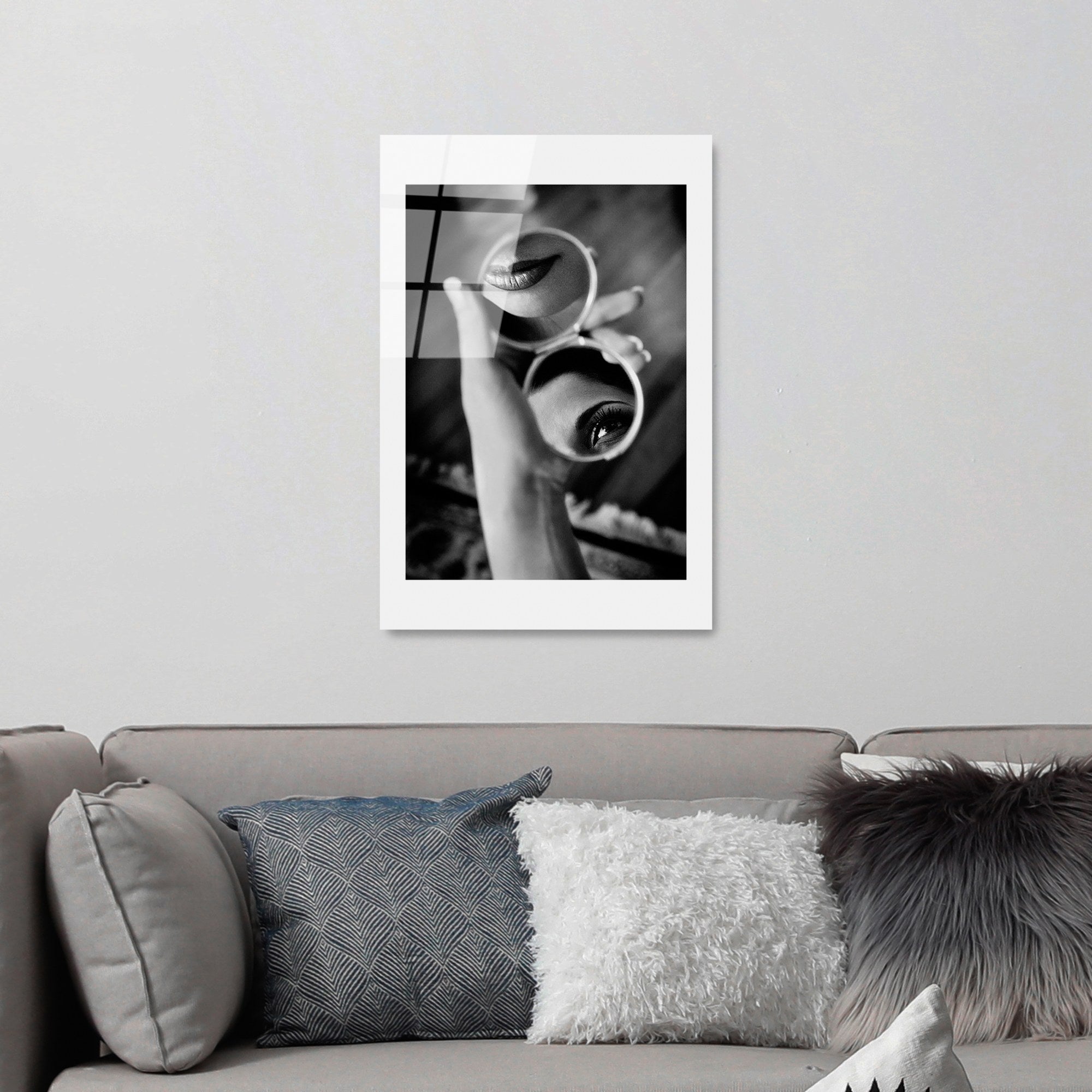 Quadro Decorativo em Vidro Temperado UV-978, Multicolor, 30 x 45 cm (4 mm)