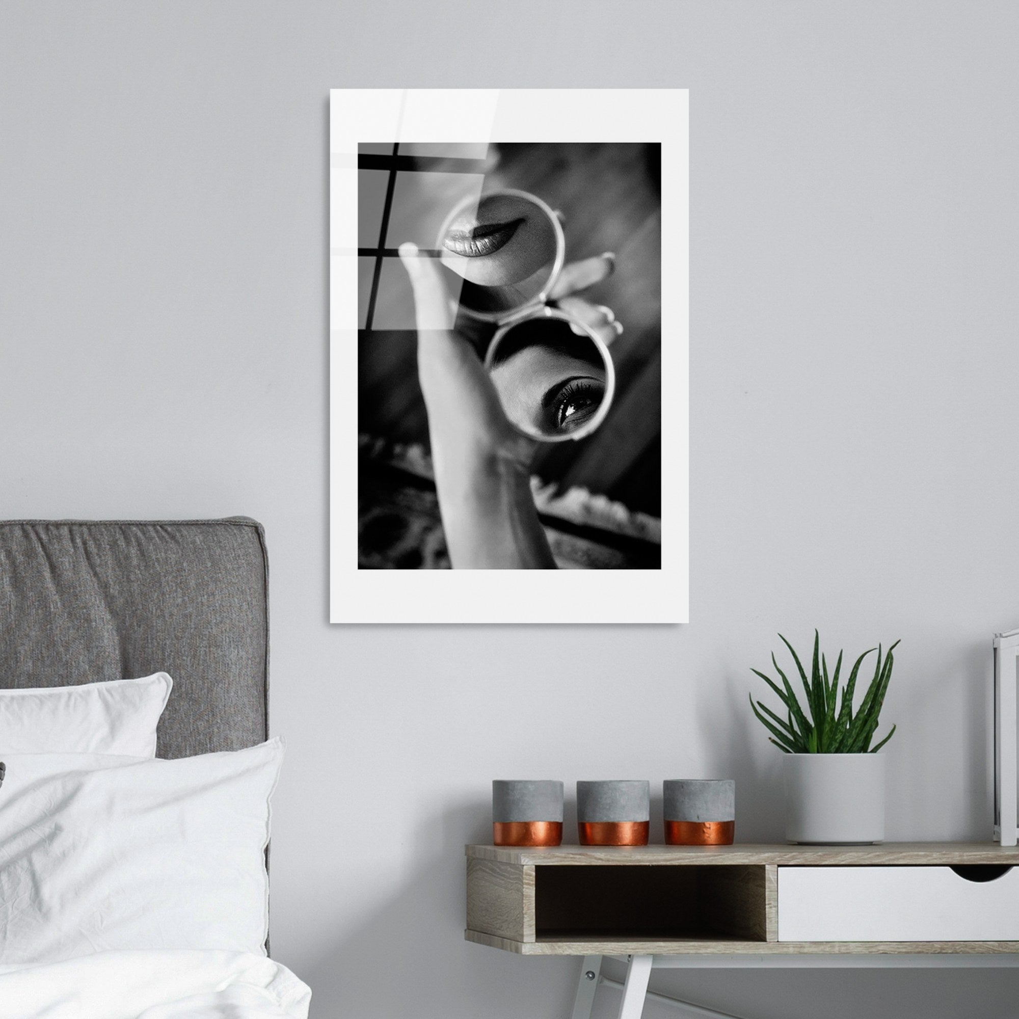 Quadro Decorativo em Vidro Temperado UV-978, Multicolor, 30 x 45 cm (4 mm)