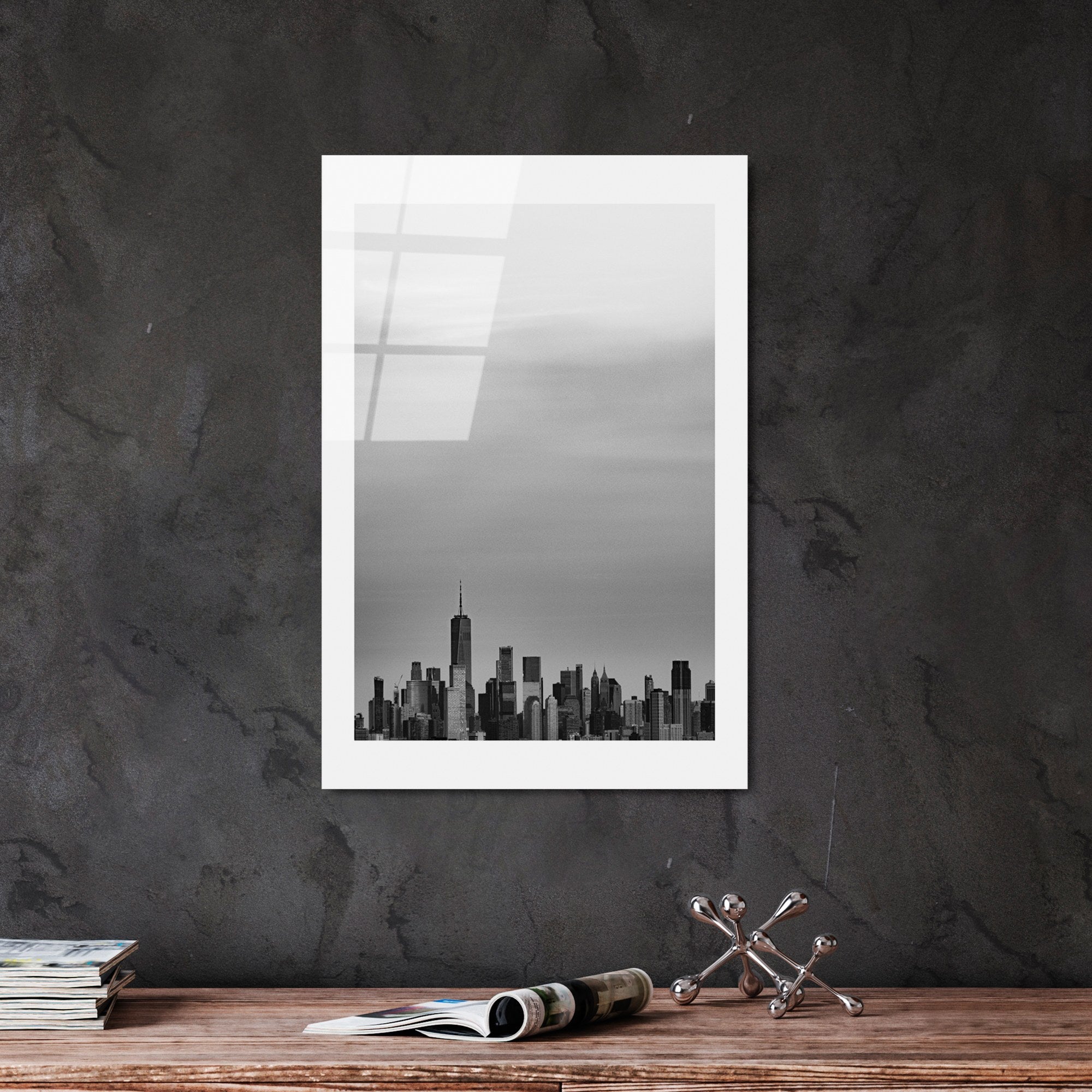 Quadro Decorativo em Vidro Temperado Multicolor UV-986, 30 x 45 cm, 4 mm