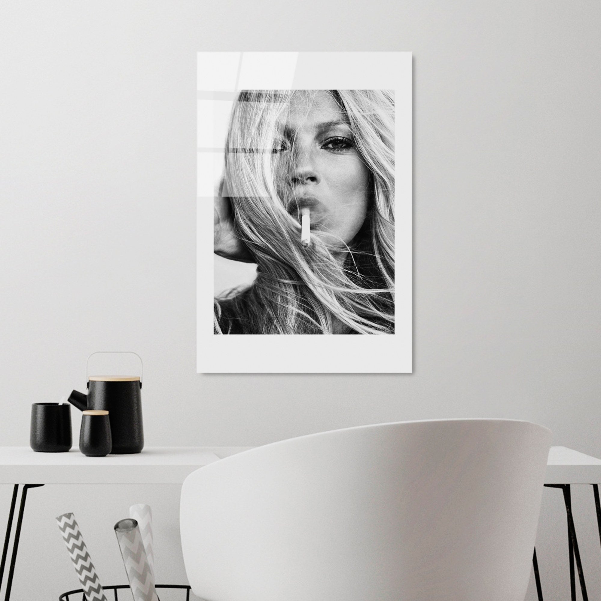 Quadro Decorativo em Vidro Temperado UV-987, Multicolor, 30 x 45 cm (4 mm)