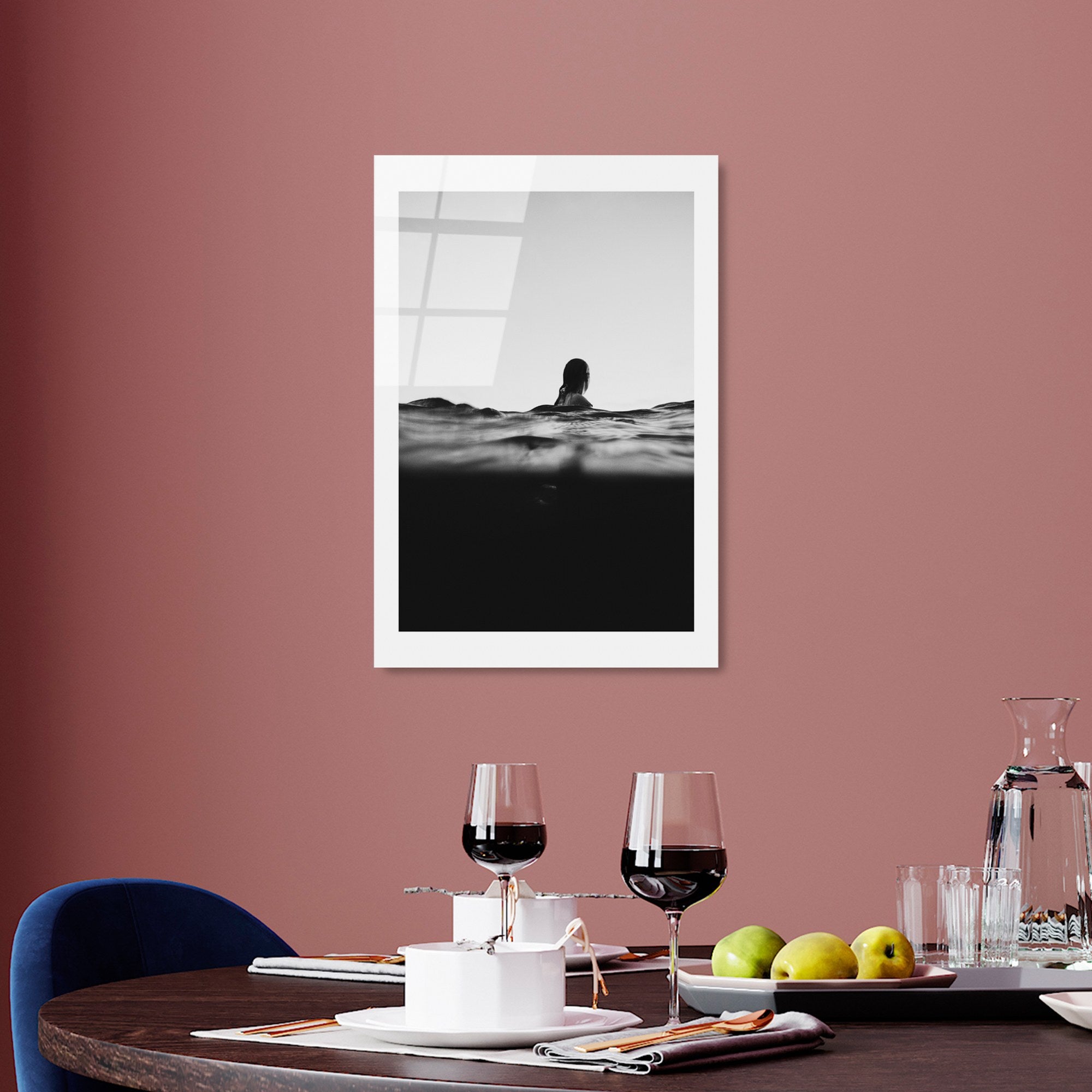 Quadro Decorativo em Vidro Temperado 4 mm 30 x 45 cm — UV-989, Multicolor