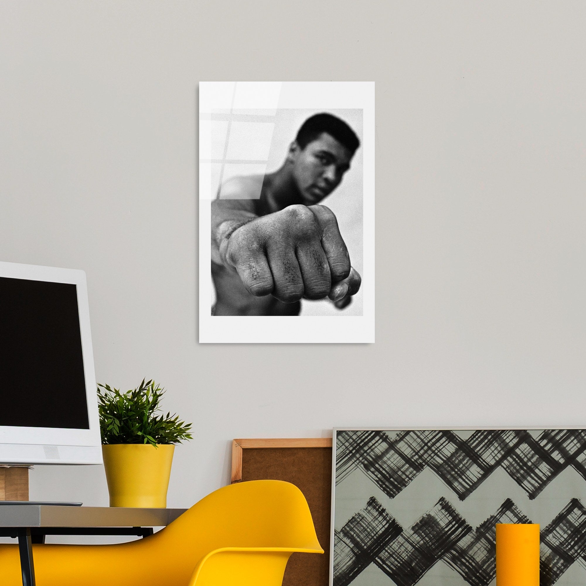 Quadro Decorativo em Vidro Temperado UV-991, 30 x 45 cm, Multicolor, 4 mm