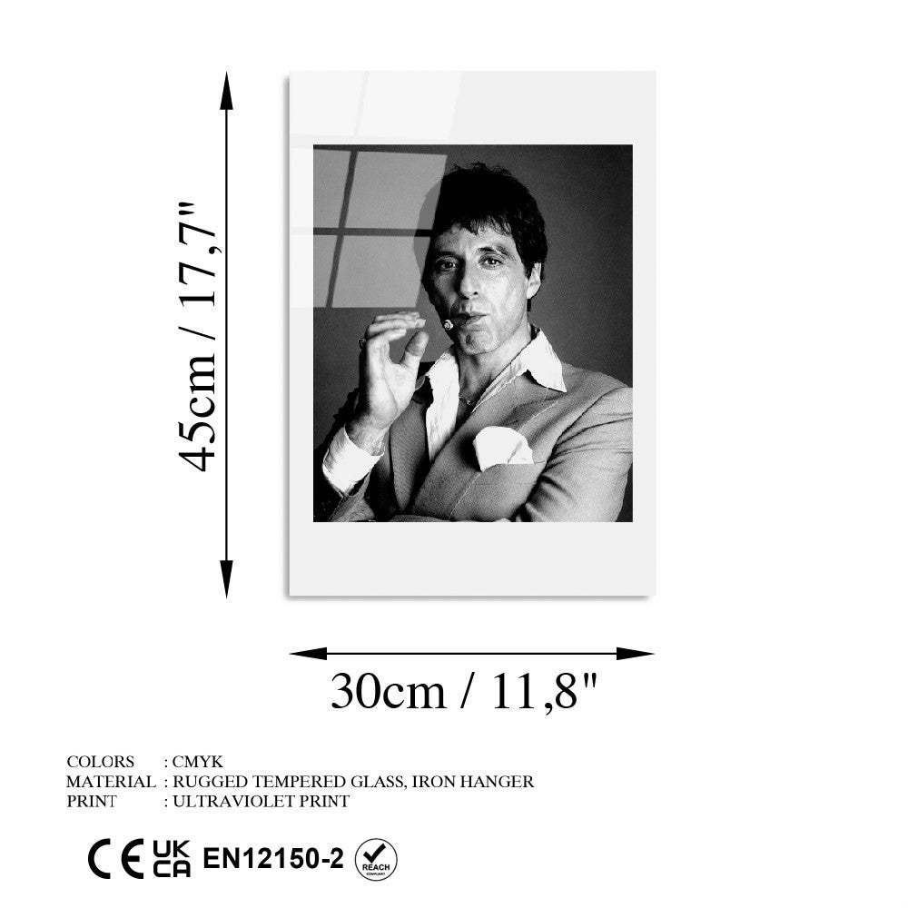 Quadro Decorativo em Vidro Temperado 100% UV-992 (30 x 45 cm) - Multicolor, 4 mm