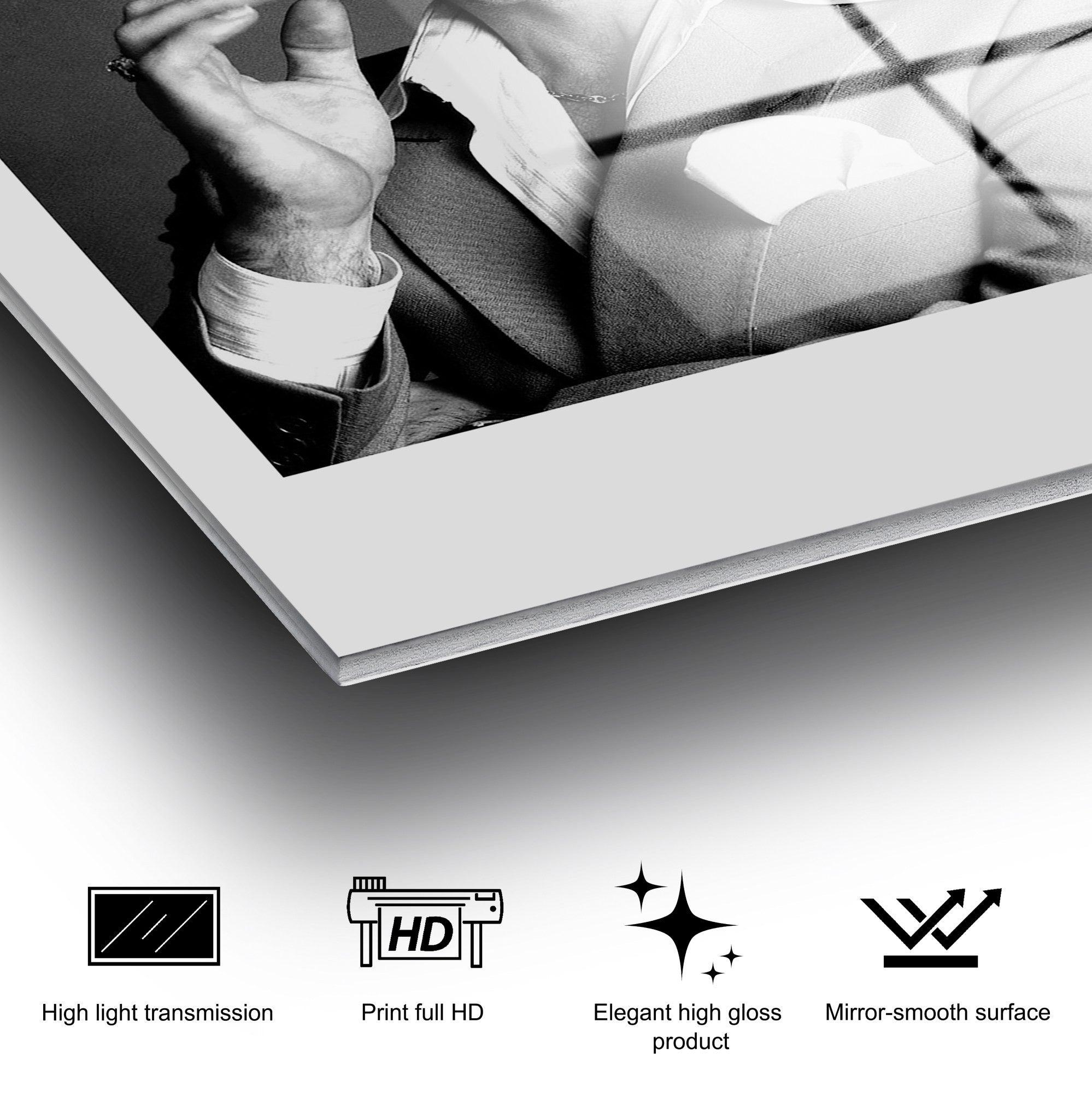 Quadro Decorativo em Vidro Temperado 100% UV-992 (30 x 45 cm) - Multicolor, 4 mm