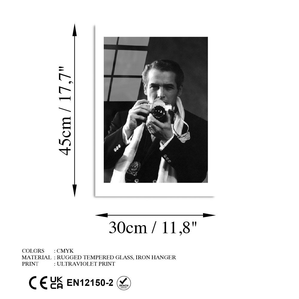 Quadro Decorativo em Vidro Temperado UV-993 (30 x 45 cm) – Multicolor, espessura 4 mm