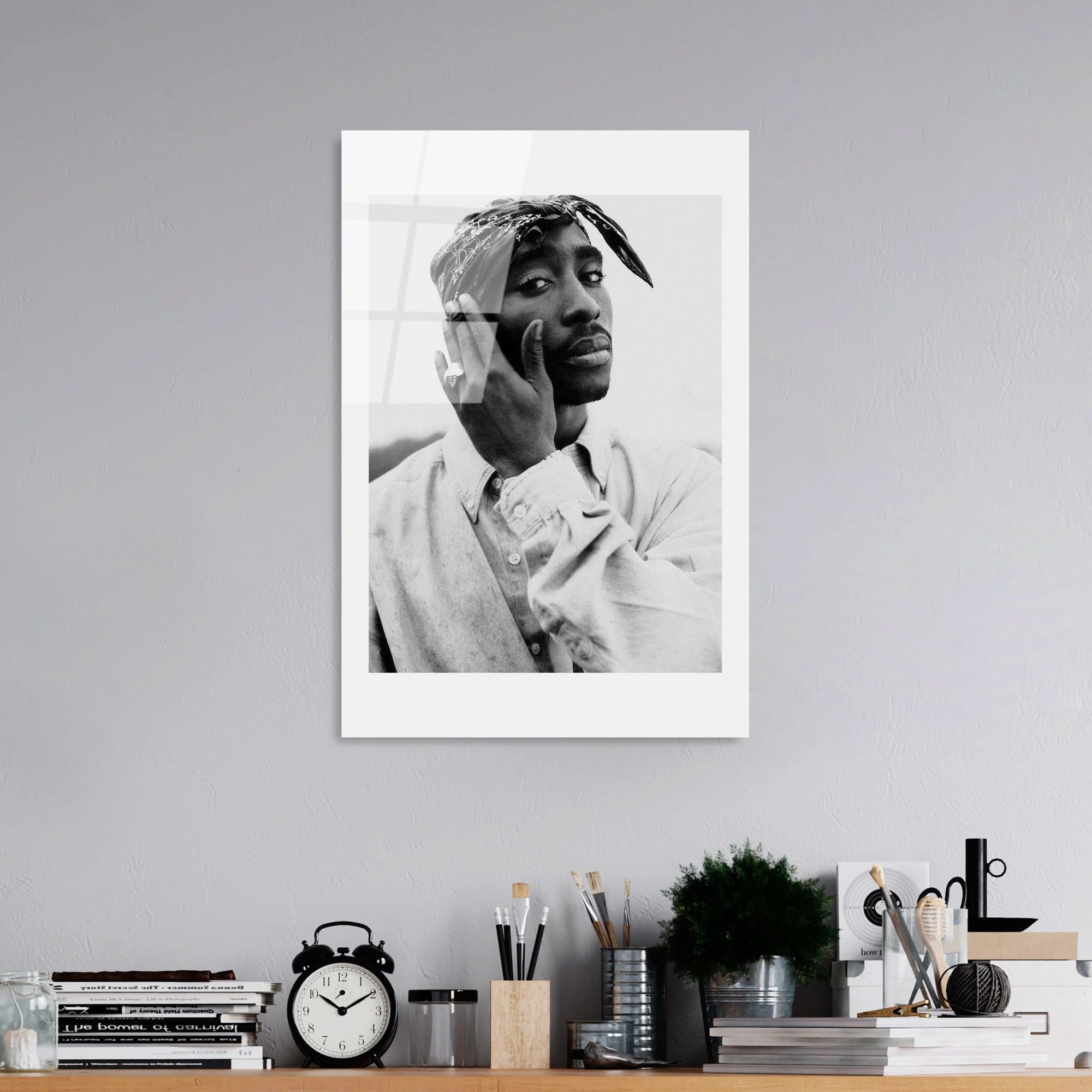 Quadro Decorativo em Vidro Temperado UV-994 (30 x 45 cm) Multicolor, 4 mm