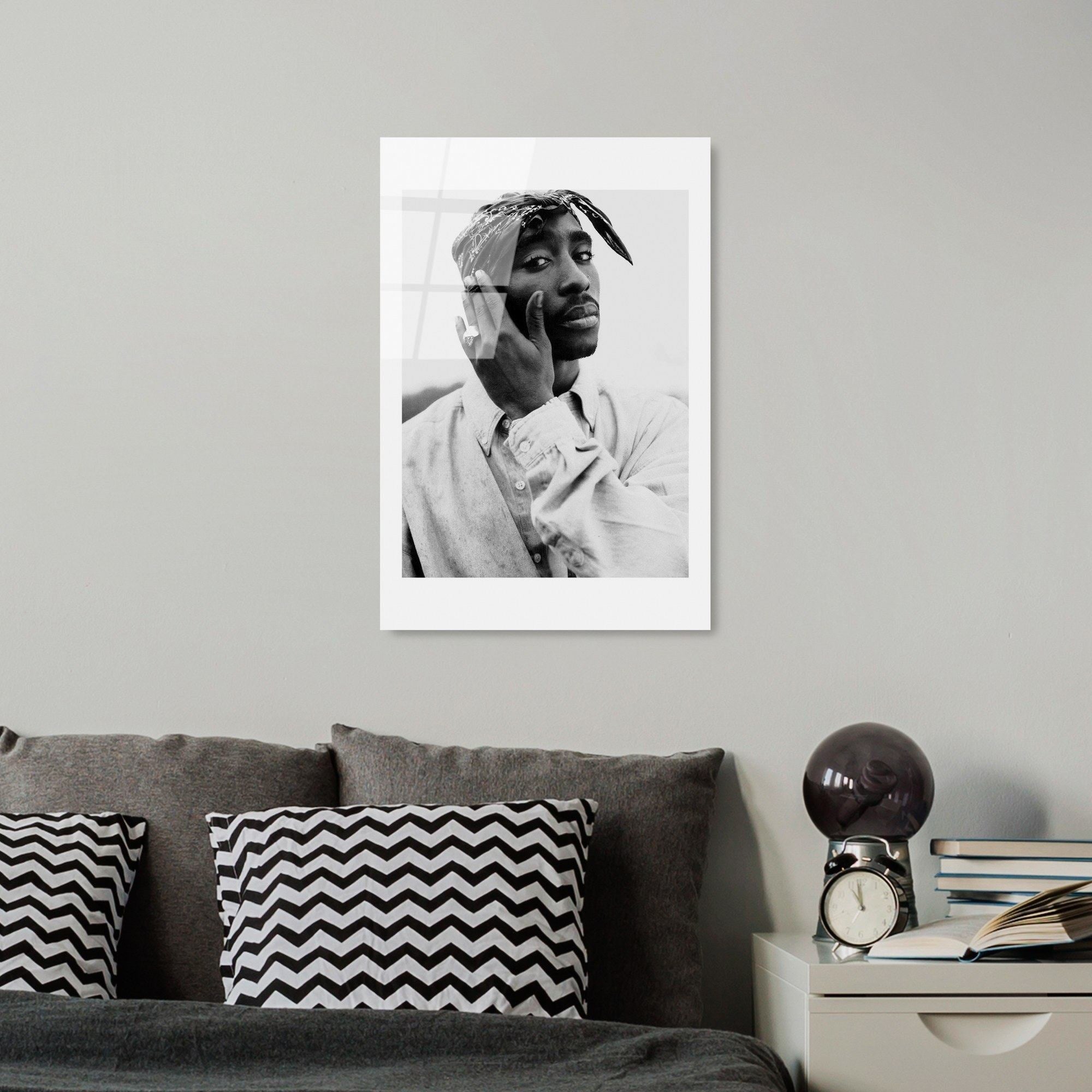 Quadro Decorativo em Vidro Temperado UV-994 (30 x 45 cm) Multicolor, 4 mm