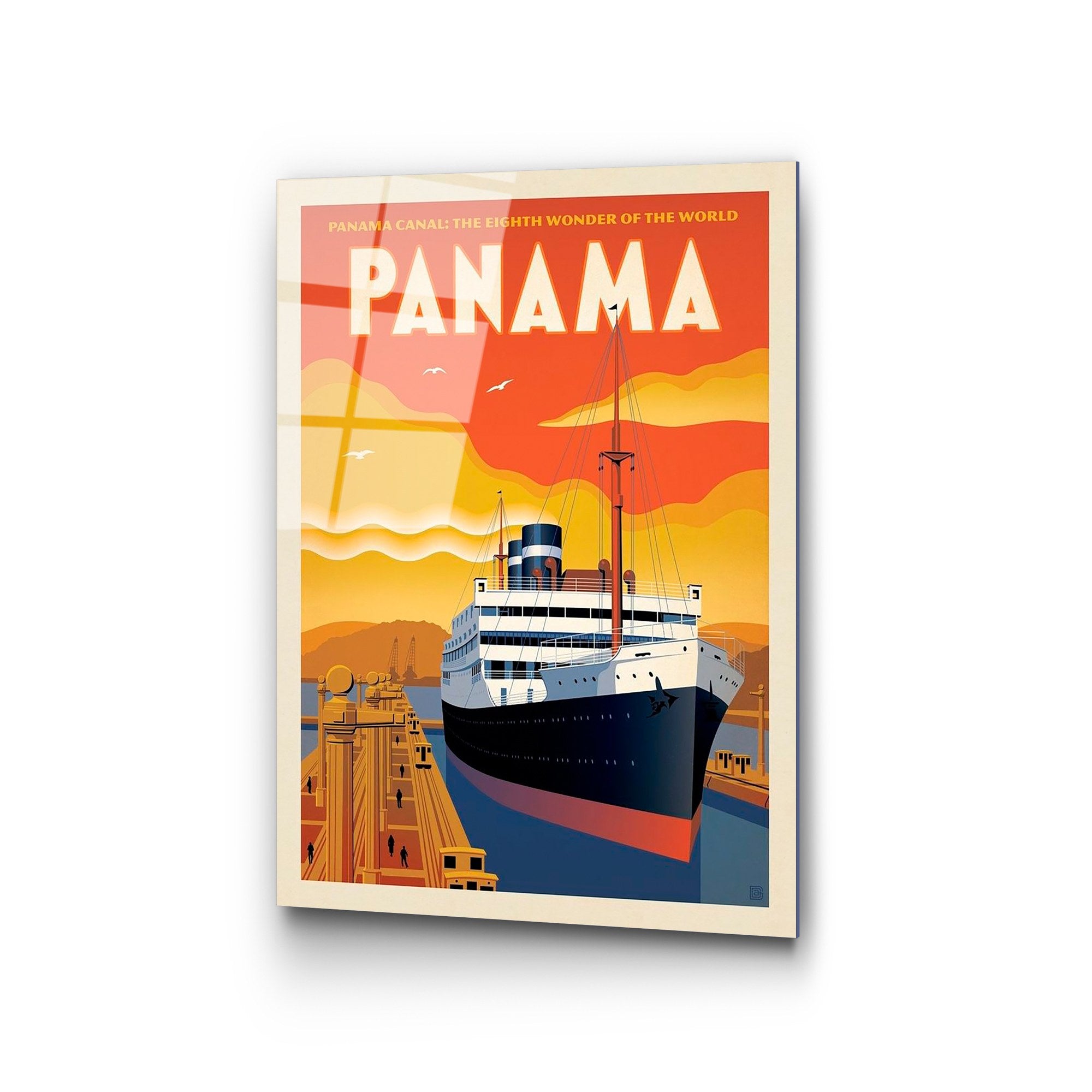 Quadro Decorativo em Vidro Temperado UV-995 — 30 x 45 cm, Multicolor, 4 mm