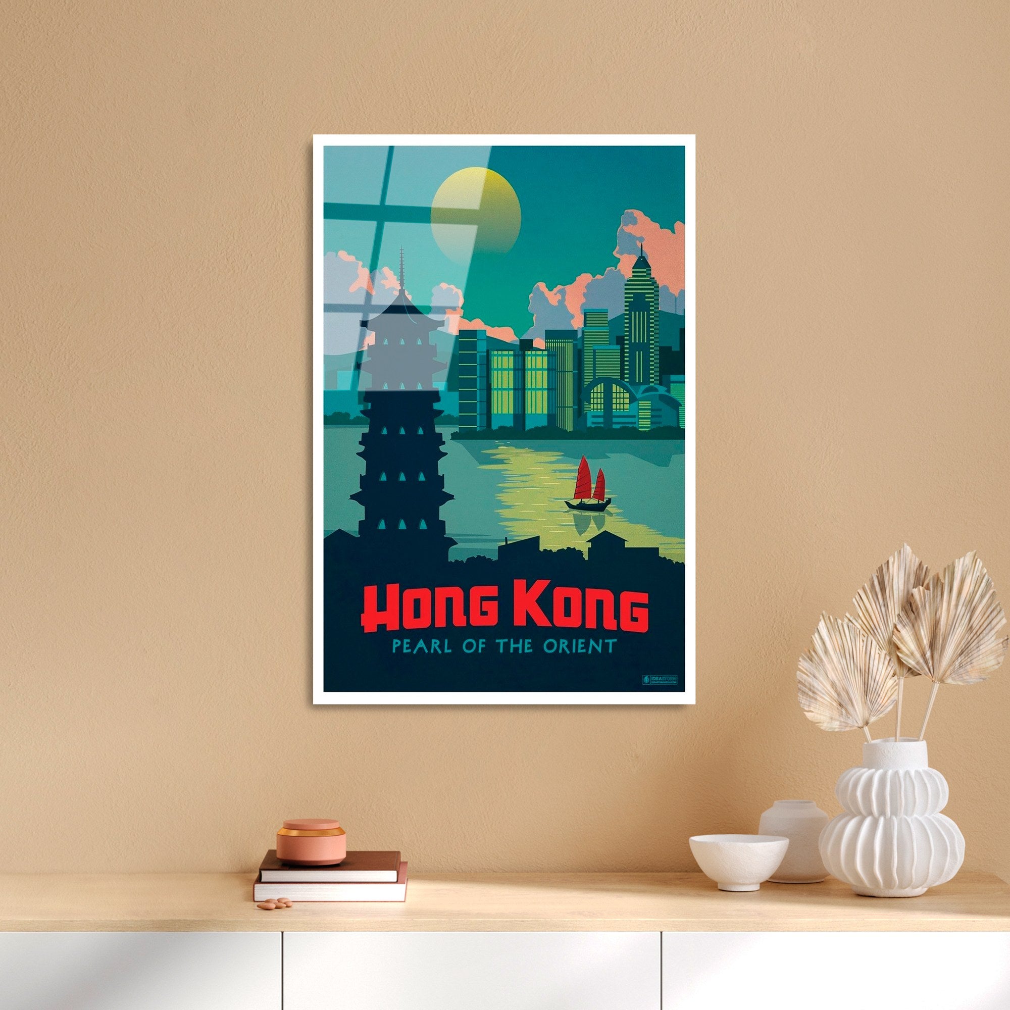 Quadro Decorativo em Vidro Temperado 100% 30 x 45 cm (4 mm) - Multicolor | UV-996