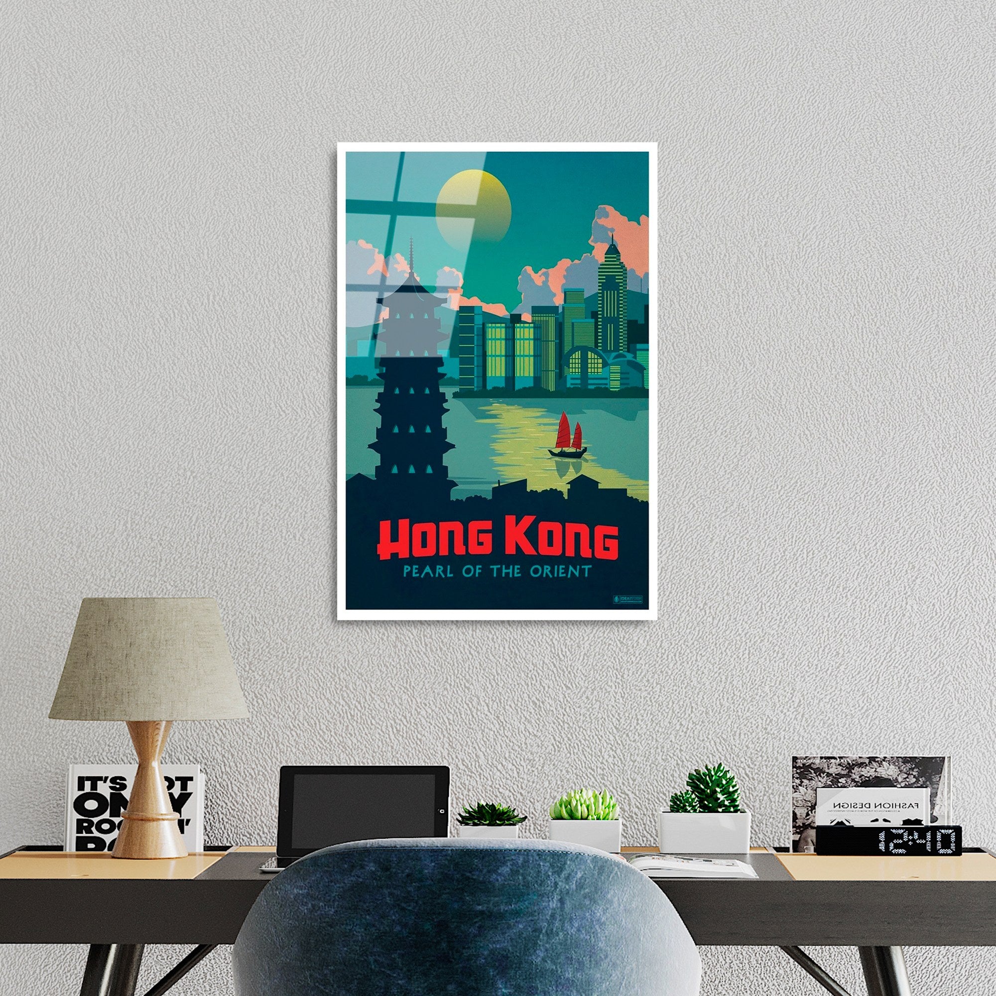 Quadro Decorativo em Vidro Temperado 100% 30 x 45 cm (4 mm) - Multicolor | UV-996