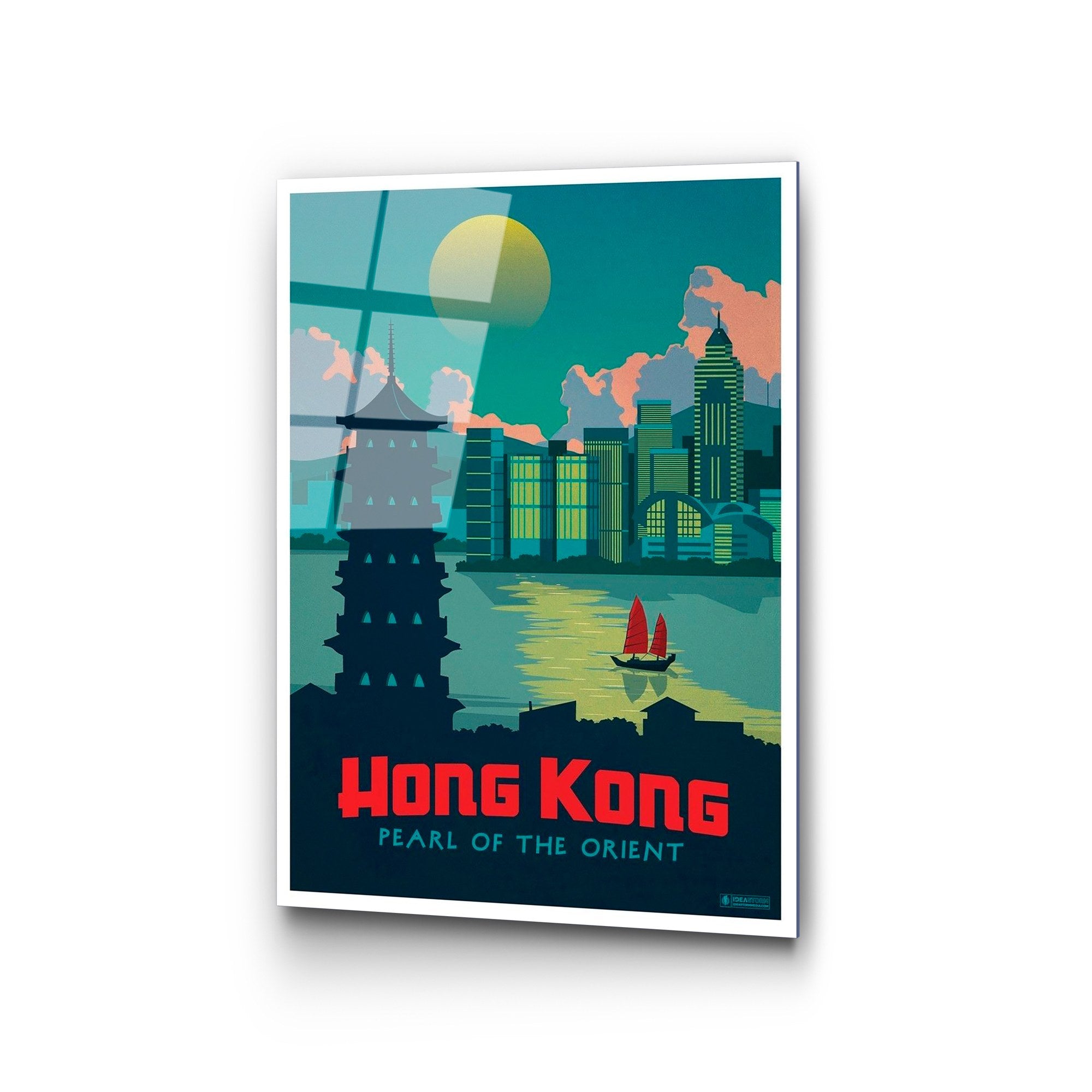 Quadro Decorativo em Vidro Temperado 100% 30 x 45 cm (4 mm) - Multicolor | UV-996