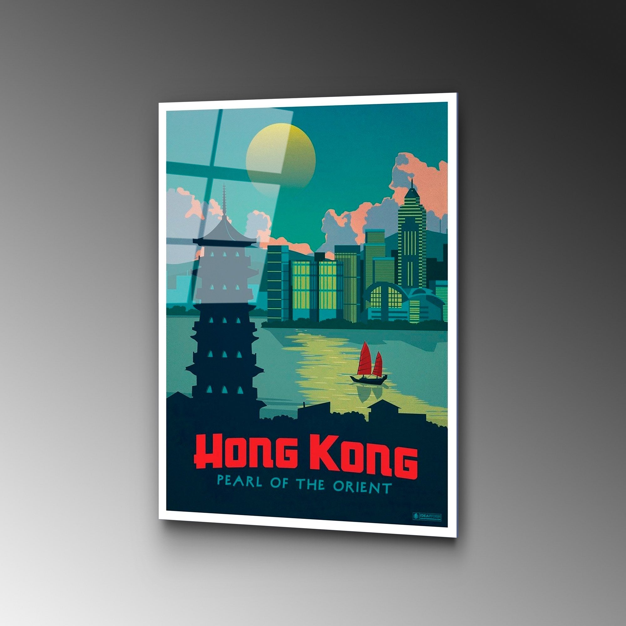 Quadro Decorativo em Vidro Temperado 100% 30 x 45 cm (4 mm) - Multicolor | UV-996