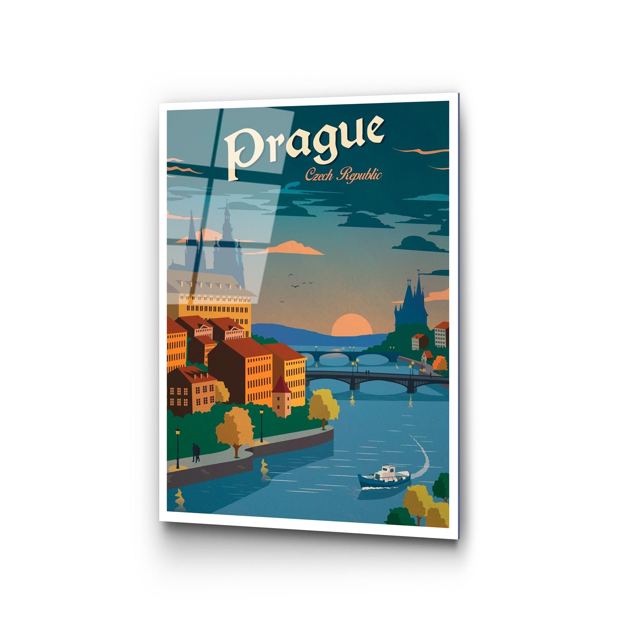 Quadro Decorativo em Vidro Temperado 30x45 cm (4 mm) Multicolor – UV-997