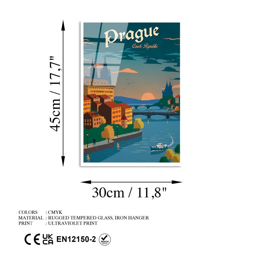 Quadro Decorativo em Vidro Temperado 30x45 cm (4 mm) Multicolor – UV-997