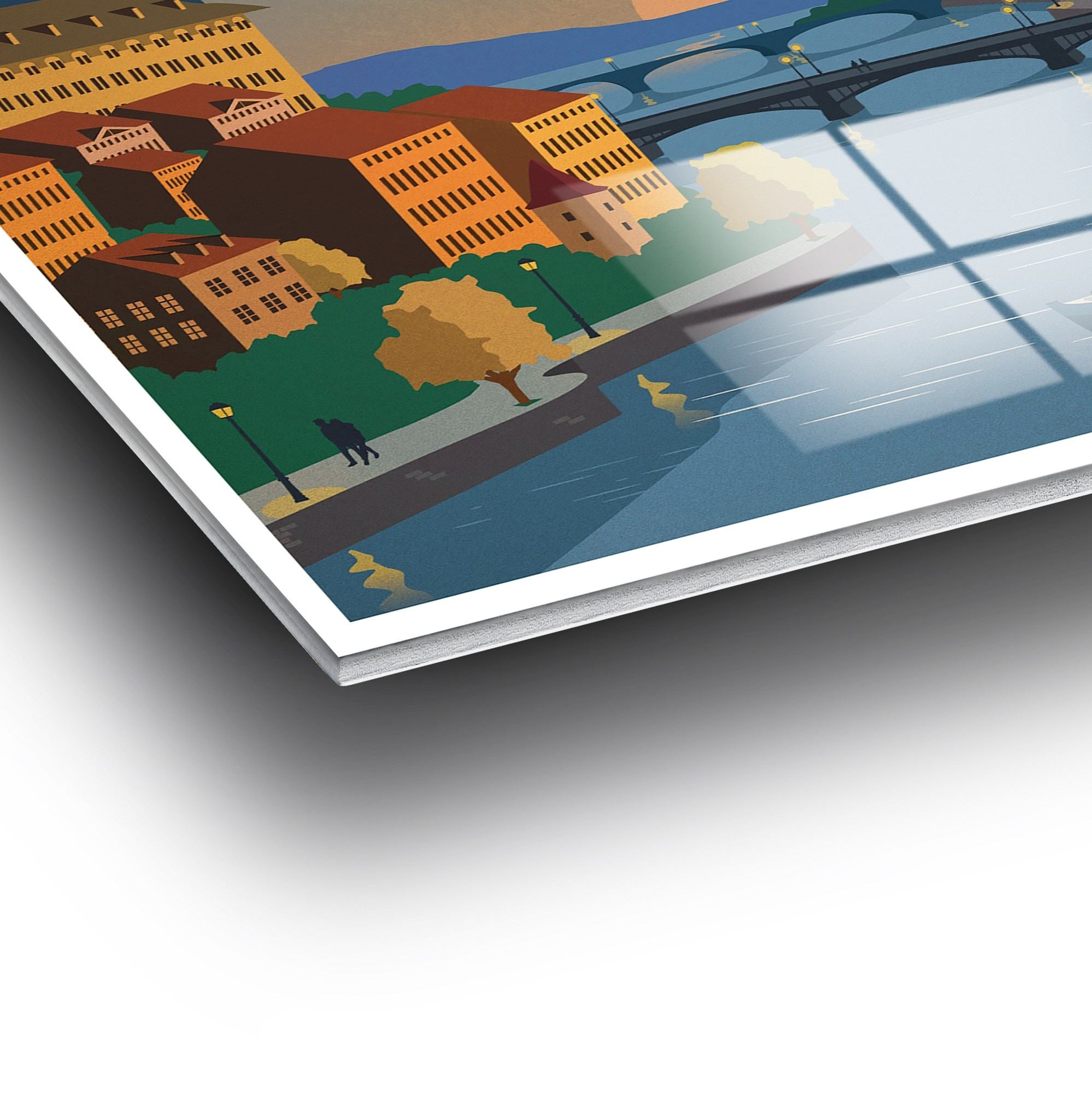 Quadro Decorativo em Vidro Temperado 30x45 cm (4 mm) Multicolor – UV-997