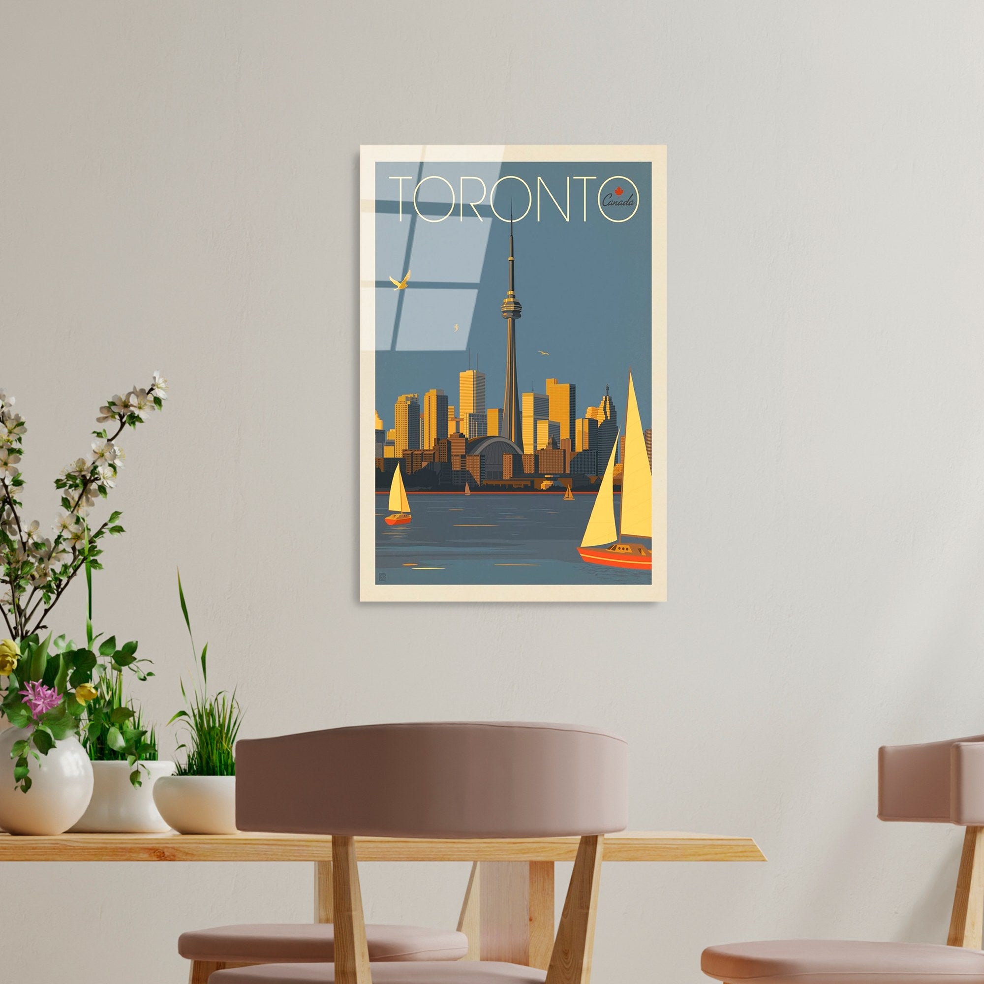 Quadro Decorativo em Vidro Temperado UV-999, 30x45 cm, Multicolor, 4 mm