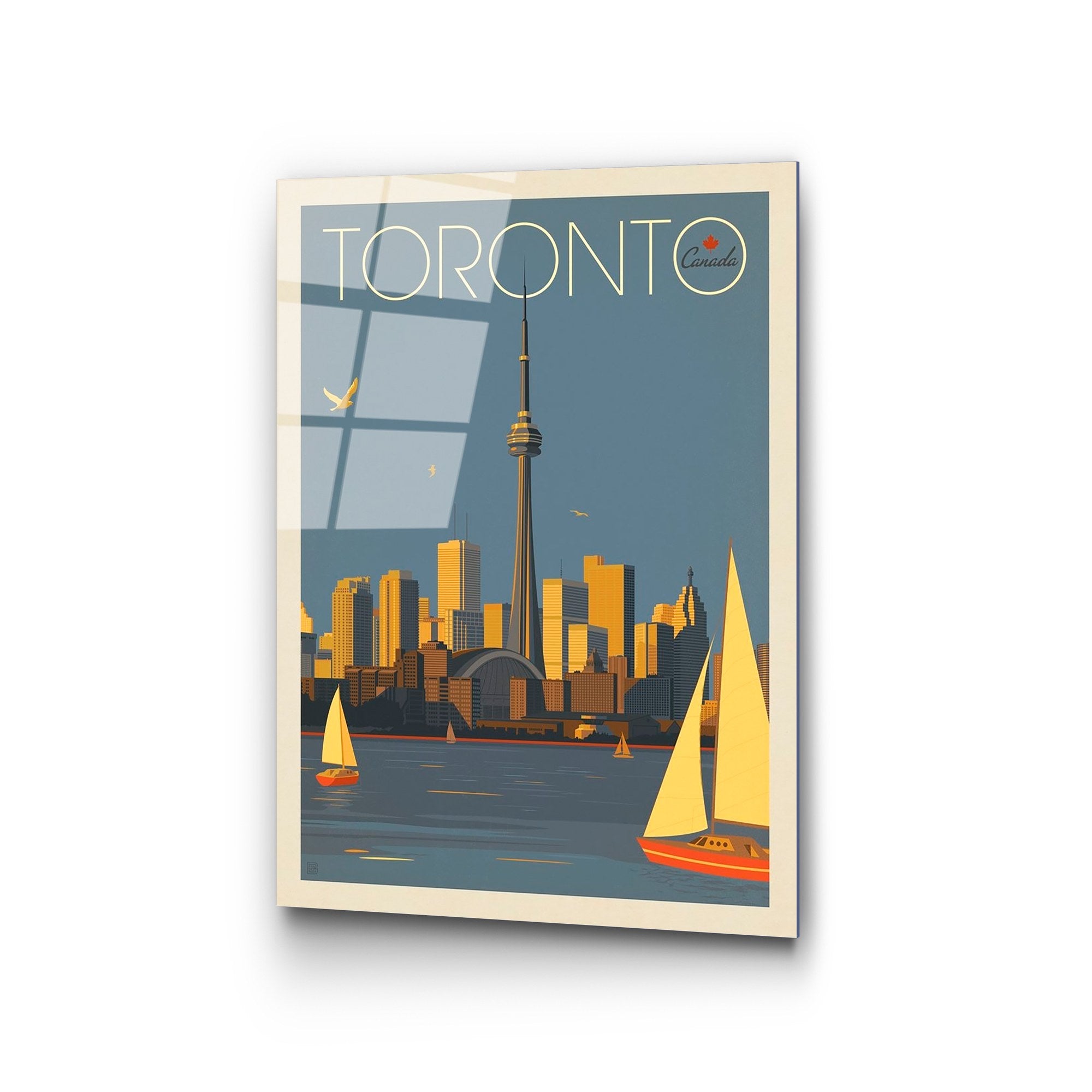 Quadro Decorativo em Vidro Temperado UV-999, 30x45 cm, Multicolor, 4 mm