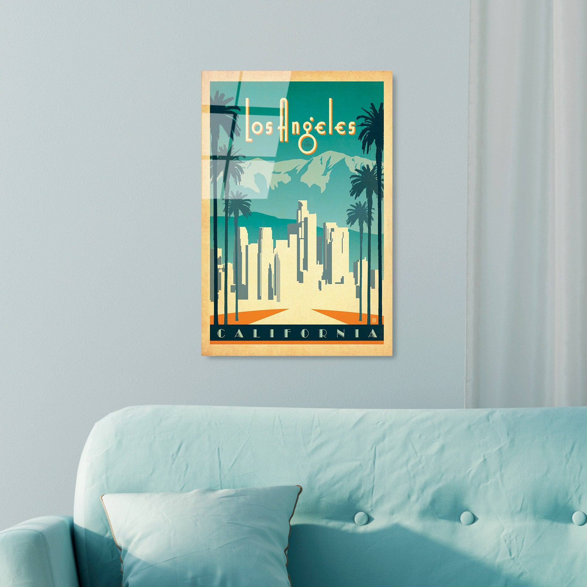 Quadro Decorativo 100% Vidro Temperado UV-1000 (30 x 45 cm) Multicolor, 4 mm