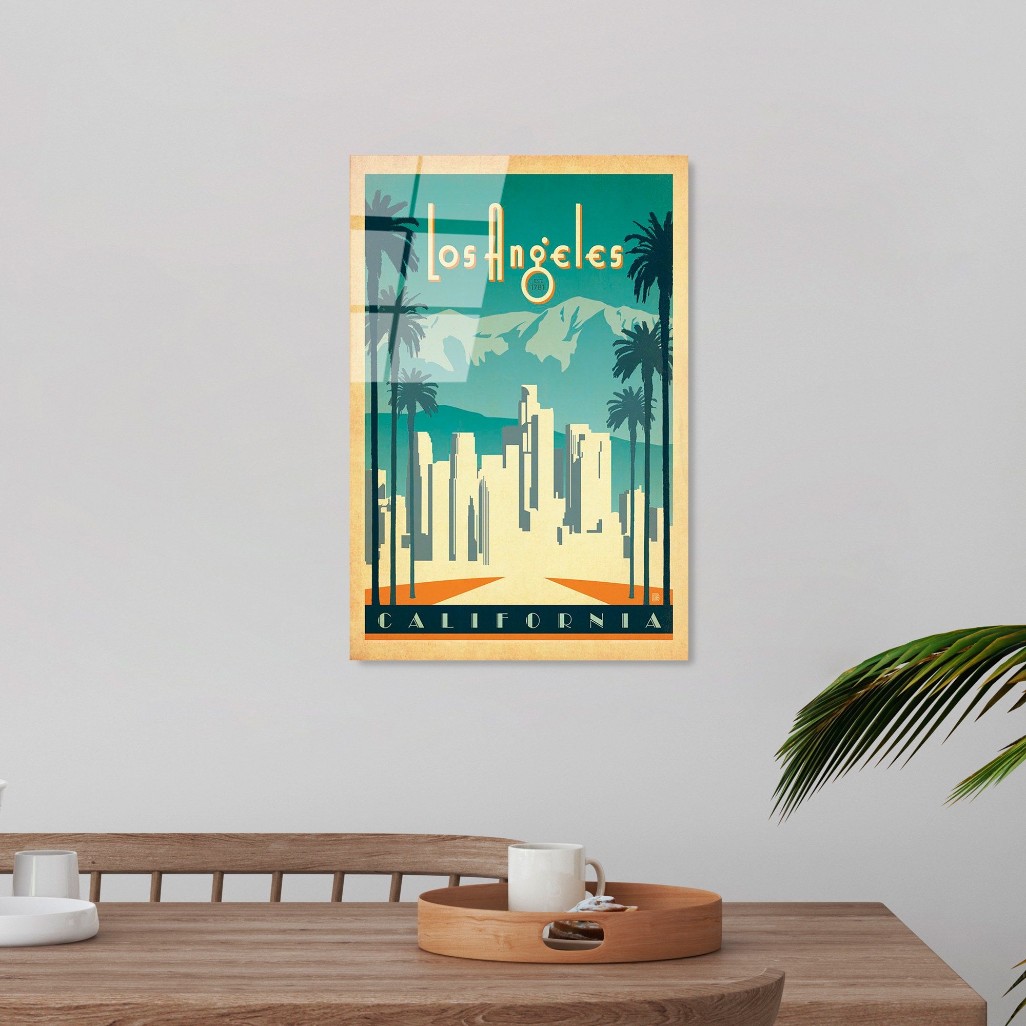 Quadro Decorativo 100% Vidro Temperado UV-1000 (30 x 45 cm) Multicolor, 4 mm