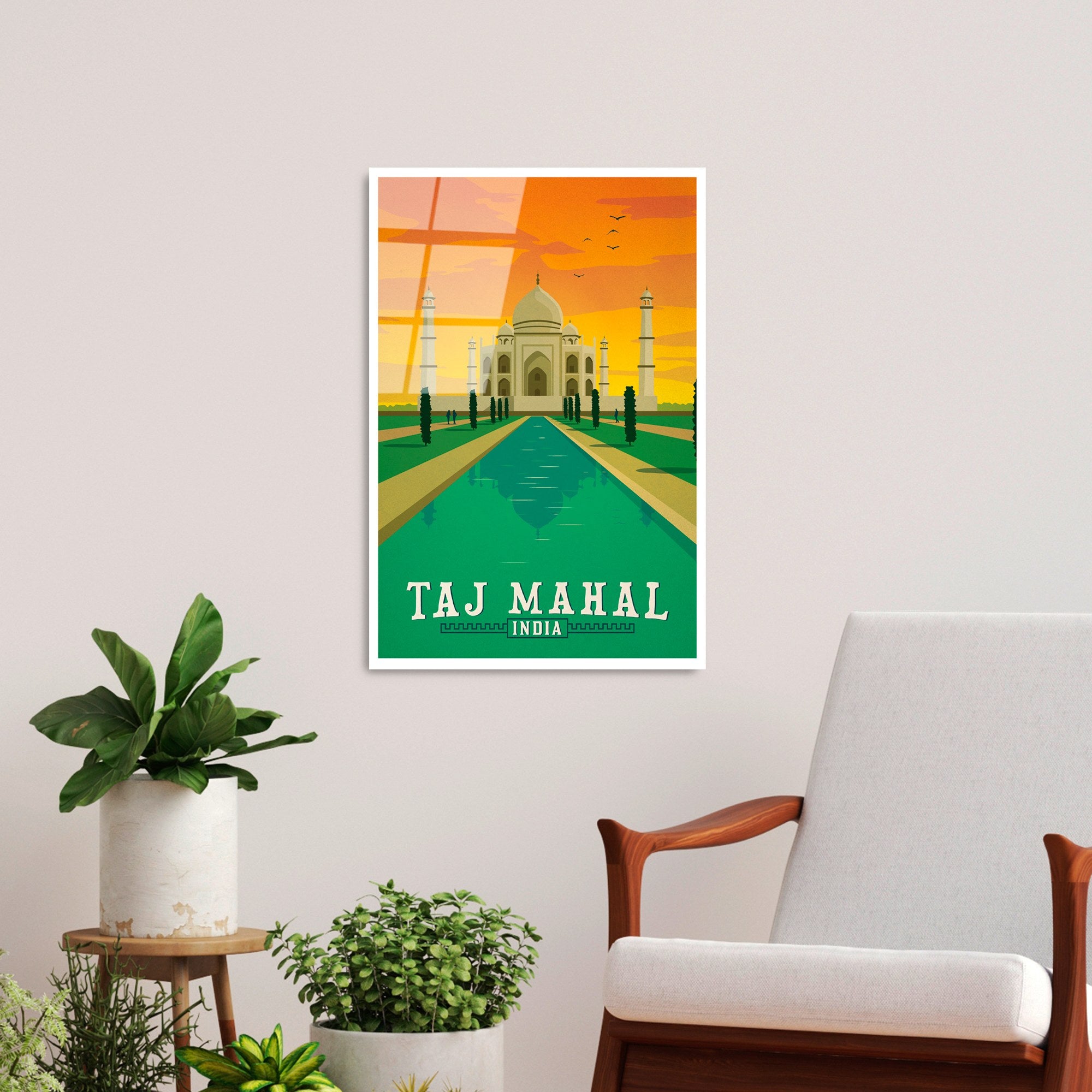 Quadro Decorativo em Vidro Temperado UV-1001 (30 x 45 cm), Multicolor, 100% Vidro 4 mm