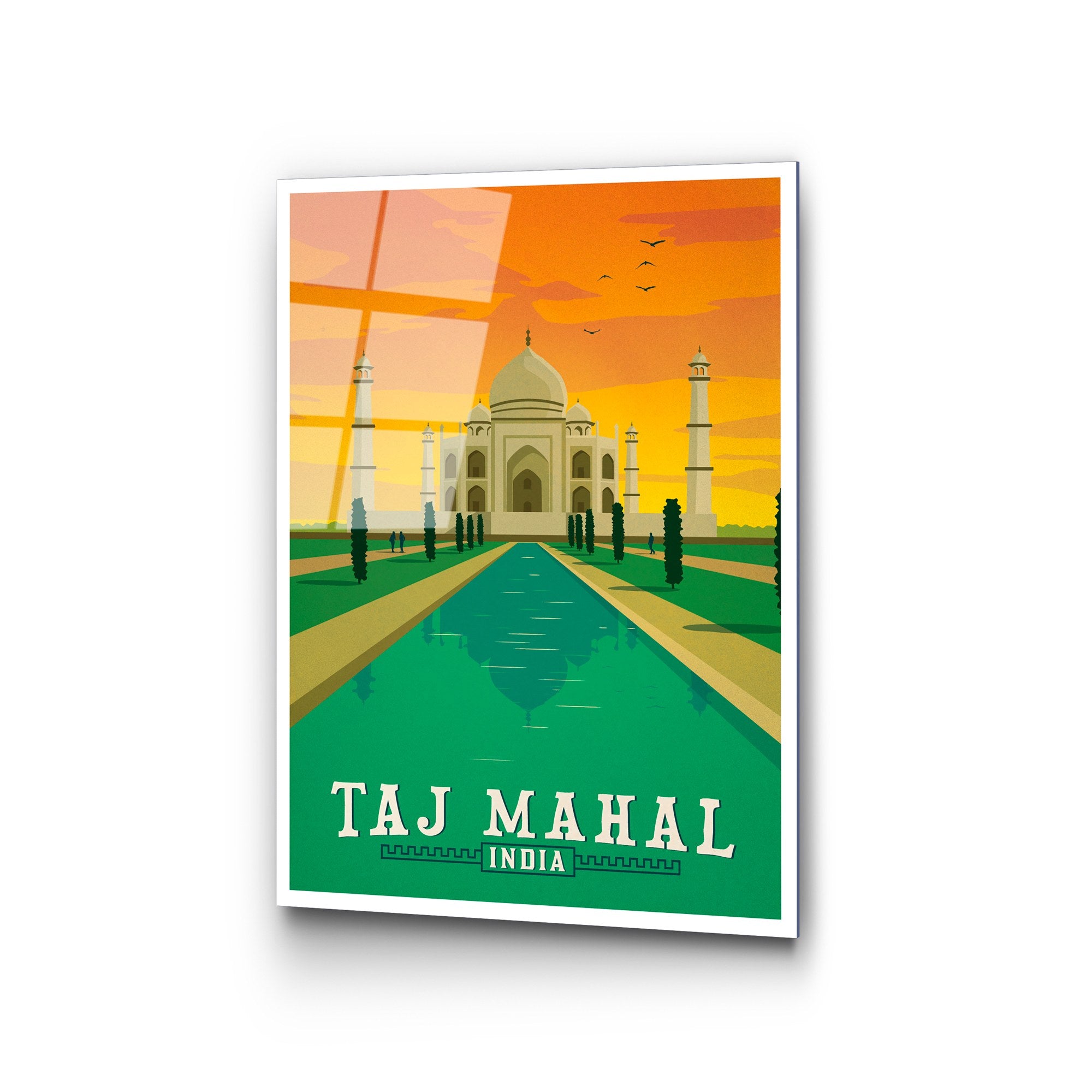 Quadro Decorativo em Vidro Temperado UV-1001 (30 x 45 cm), Multicolor, 100% Vidro 4 mm