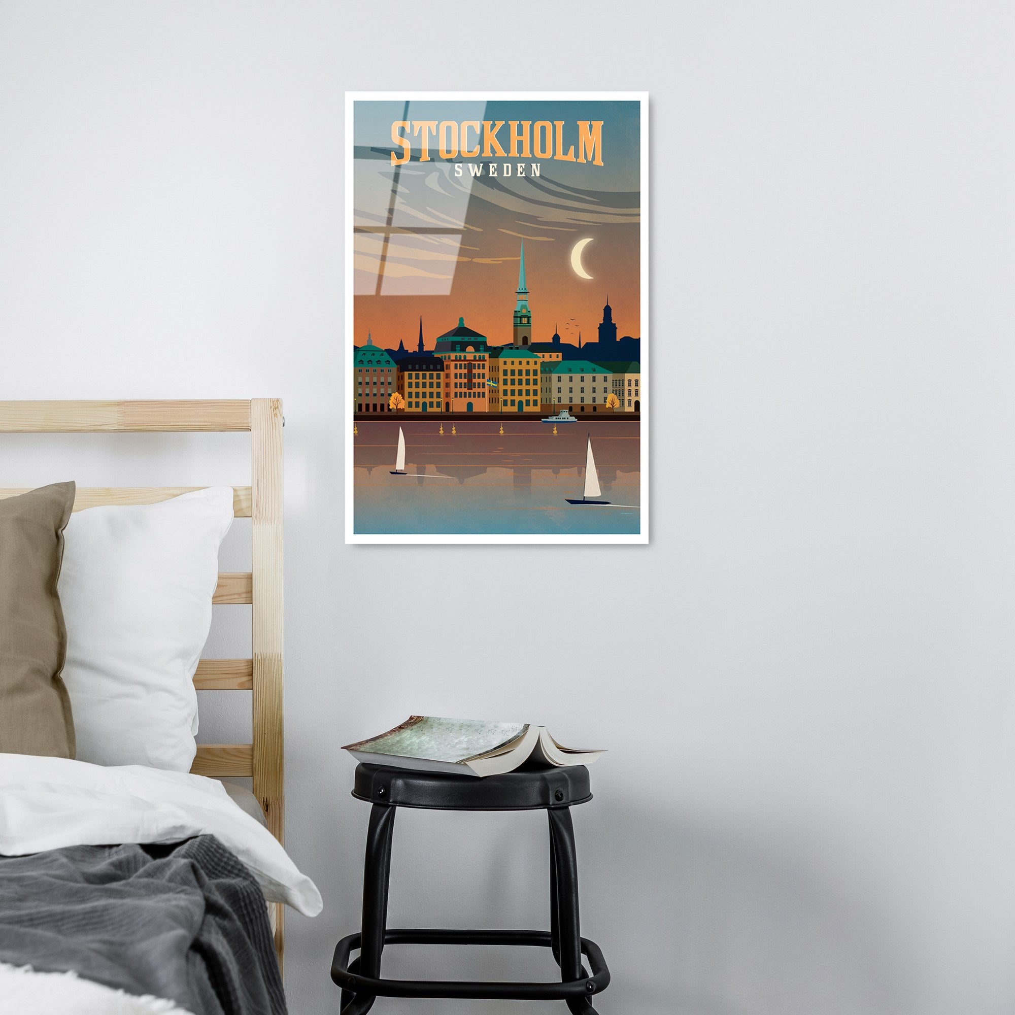 Quadro Decorativo em Vidro Temperado UV-1003 (30x45 cm), Multicolor – 100% Vidro 4 mm