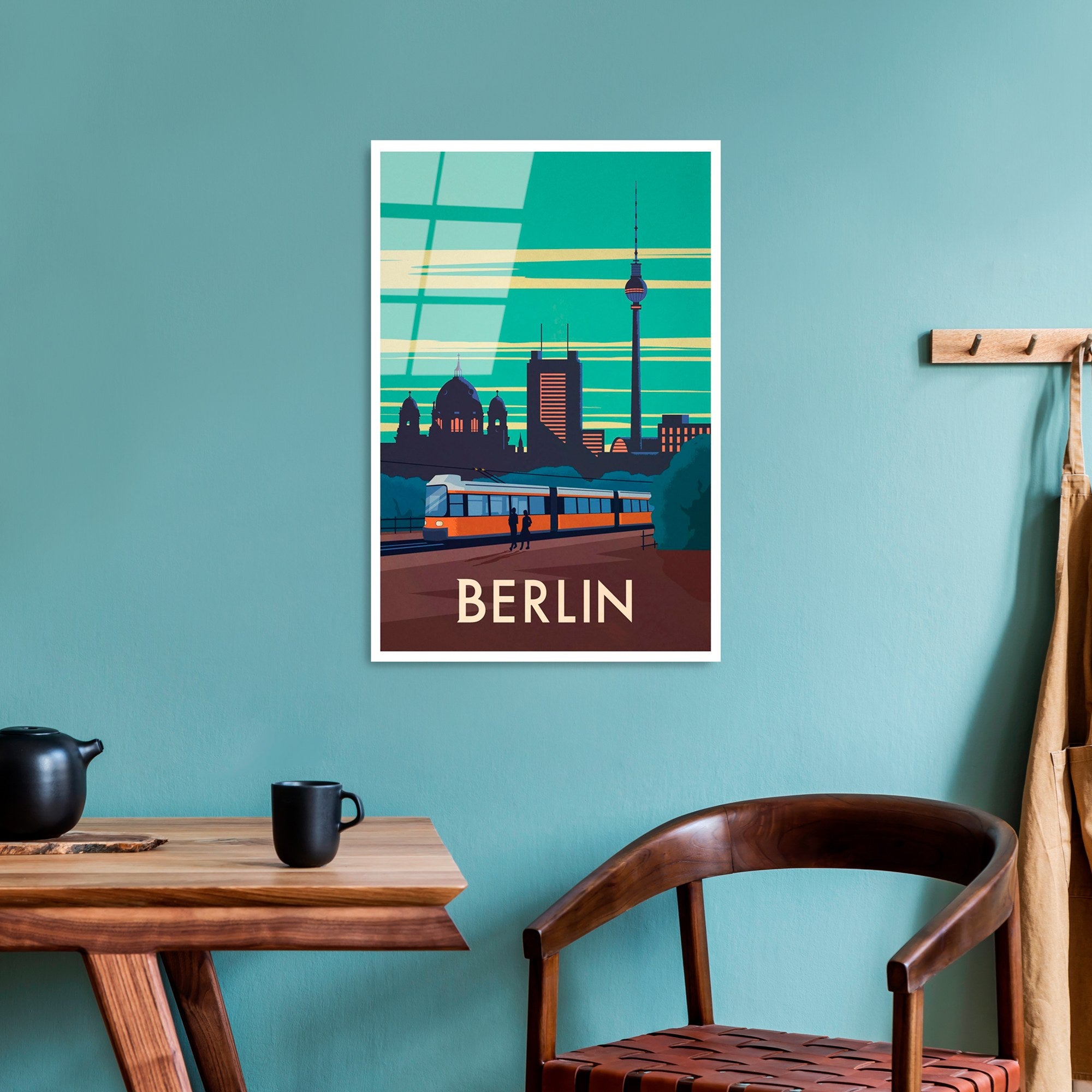 Quadro Decorativo em Vidro Temperado 4 mm (30 x 45 cm) Multicolor | UV-1004