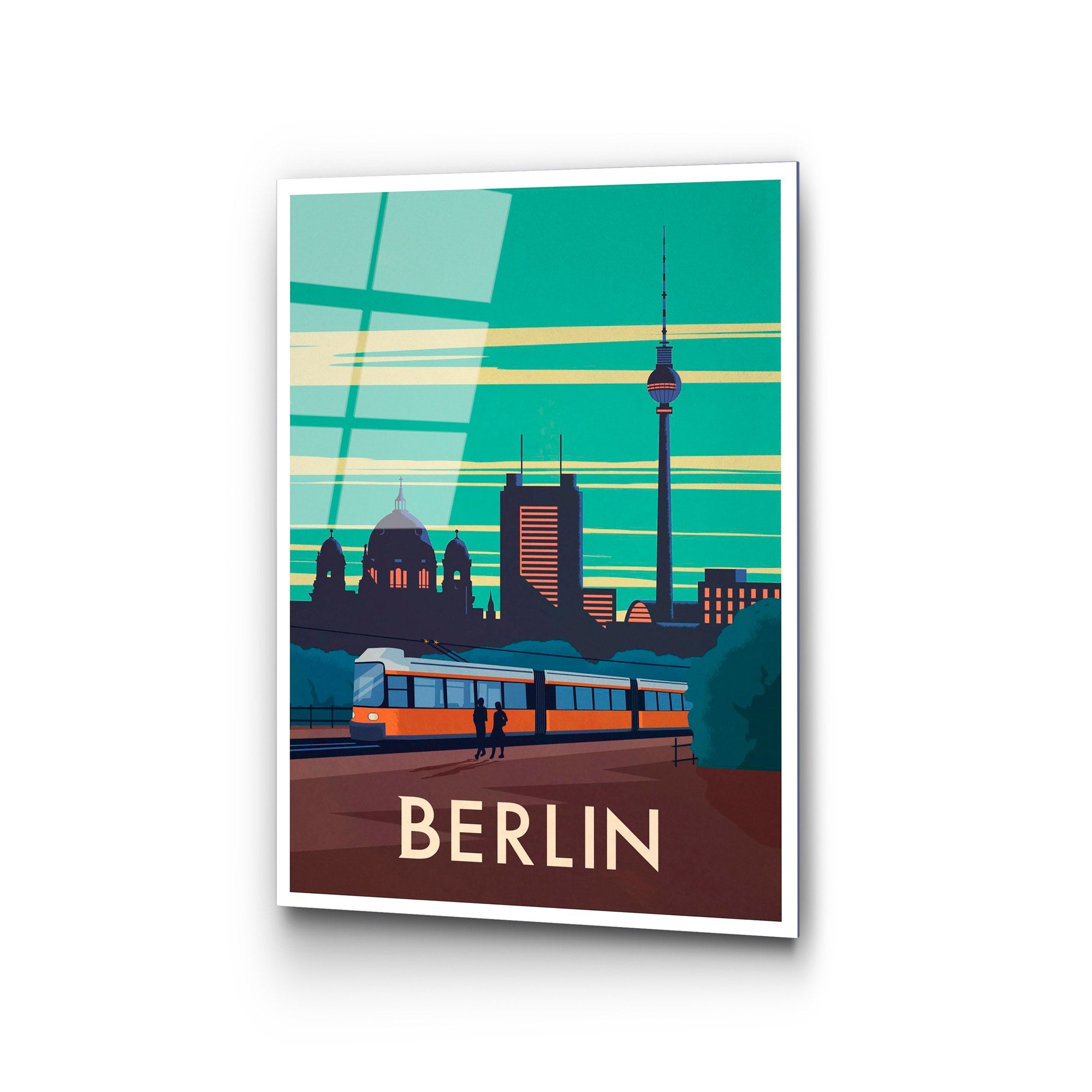 Quadro Decorativo em Vidro Temperado 4 mm (30 x 45 cm) Multicolor | UV-1004