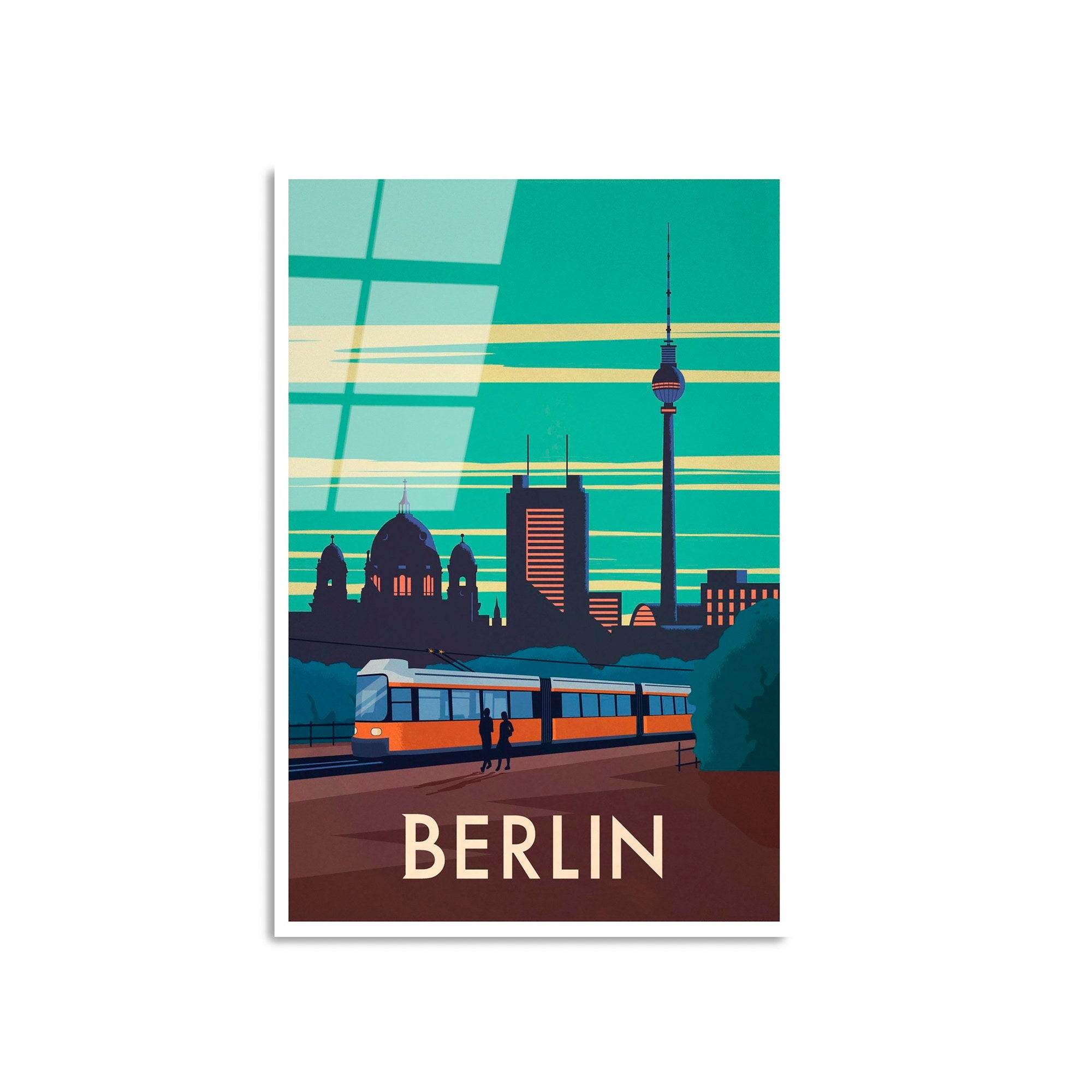 Quadro Decorativo em Vidro Temperado 4 mm (30 x 45 cm) Multicolor | UV-1004