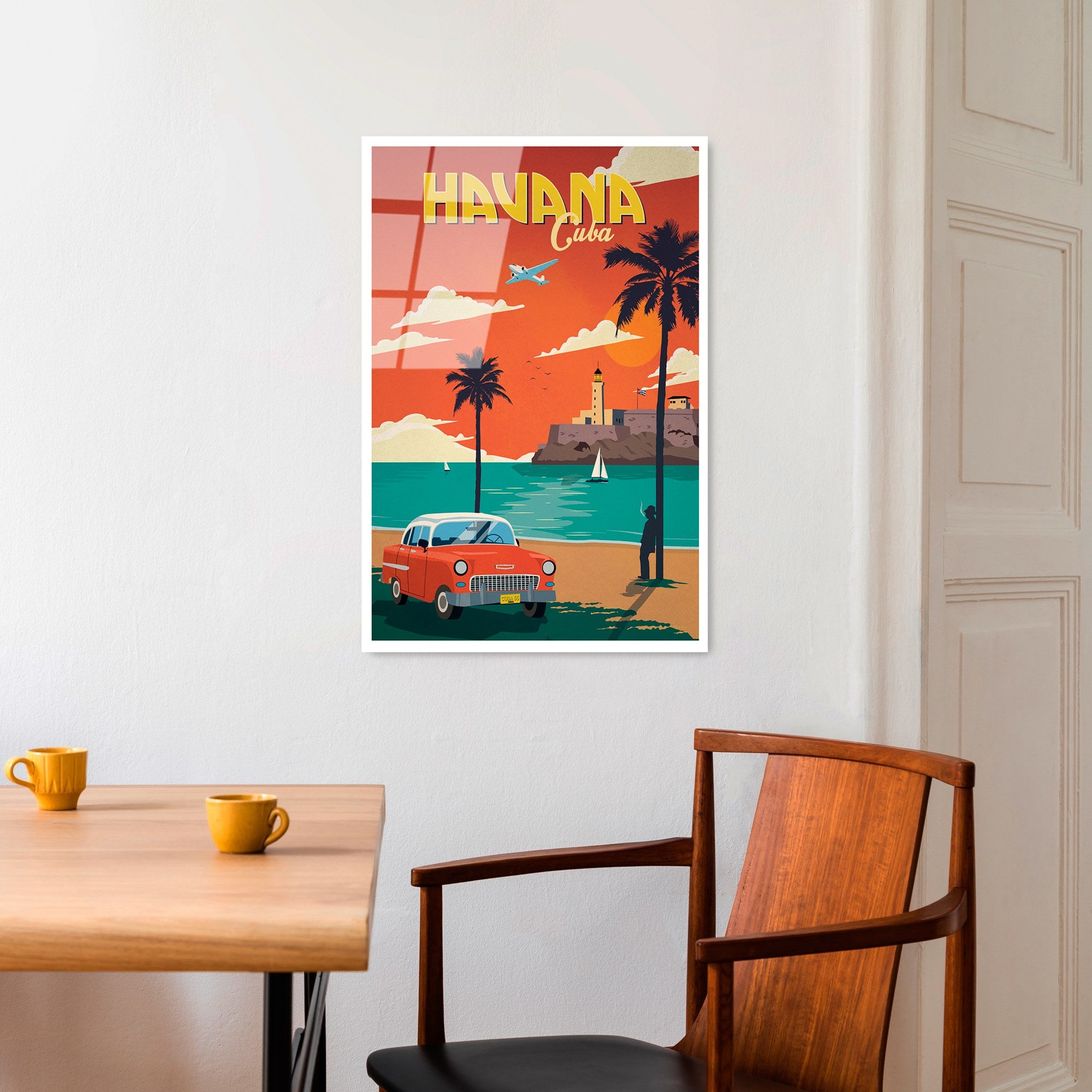 Quadro Decorativo em Vidro Temperado UV-1007 (30x45 cm) Multicolor – 100% Vidro 4 mm