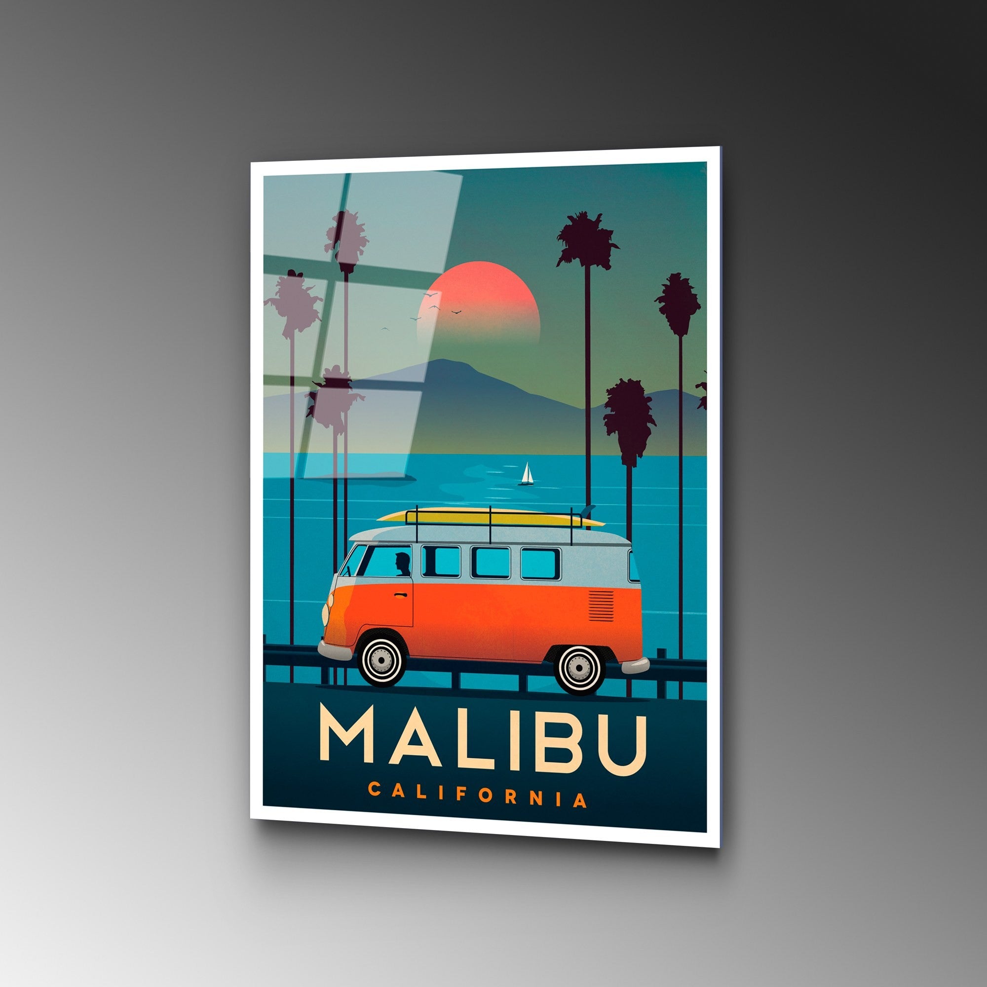 Quadro Decorativo em Vidro Temperado UV-1008, 30 x 45 cm (4 mm) – Multicolor