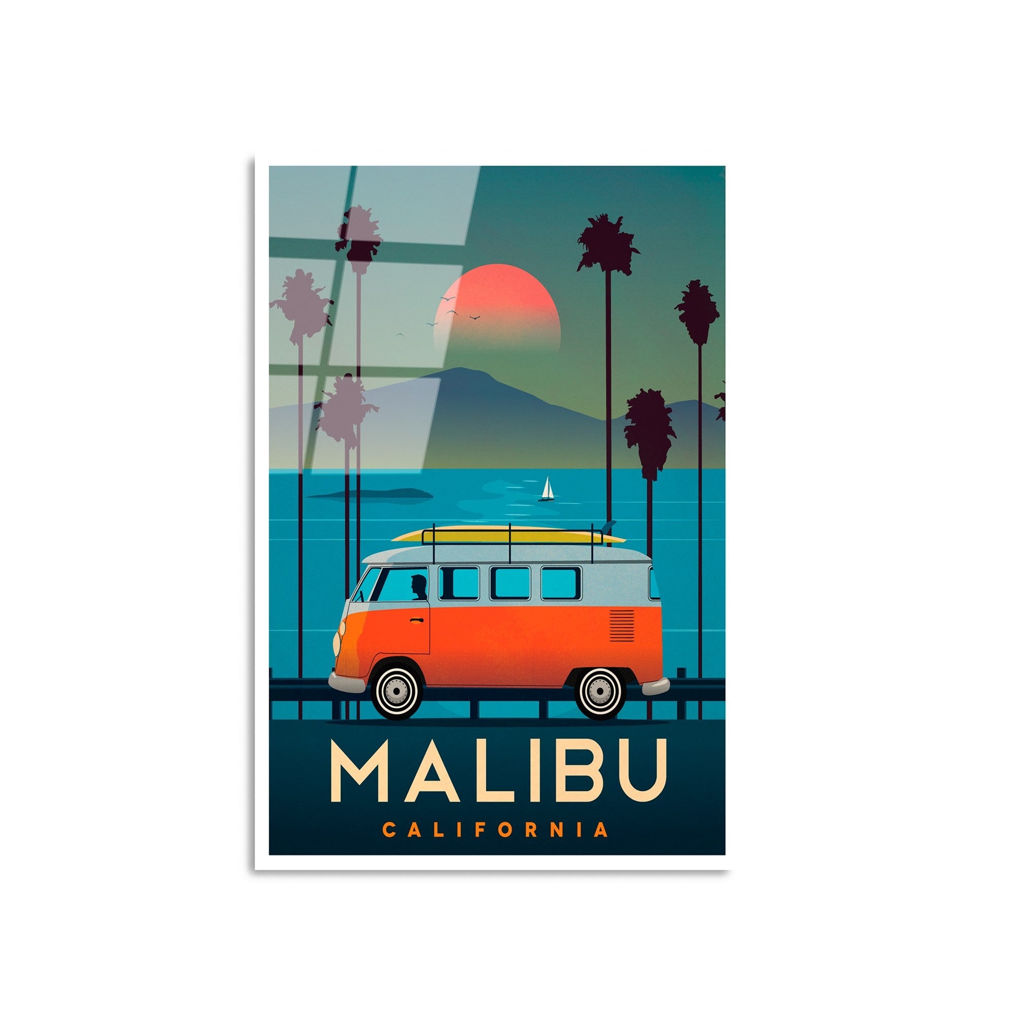 Quadro Decorativo em Vidro Temperado UV-1008, 30 x 45 cm (4 mm) – Multicolor