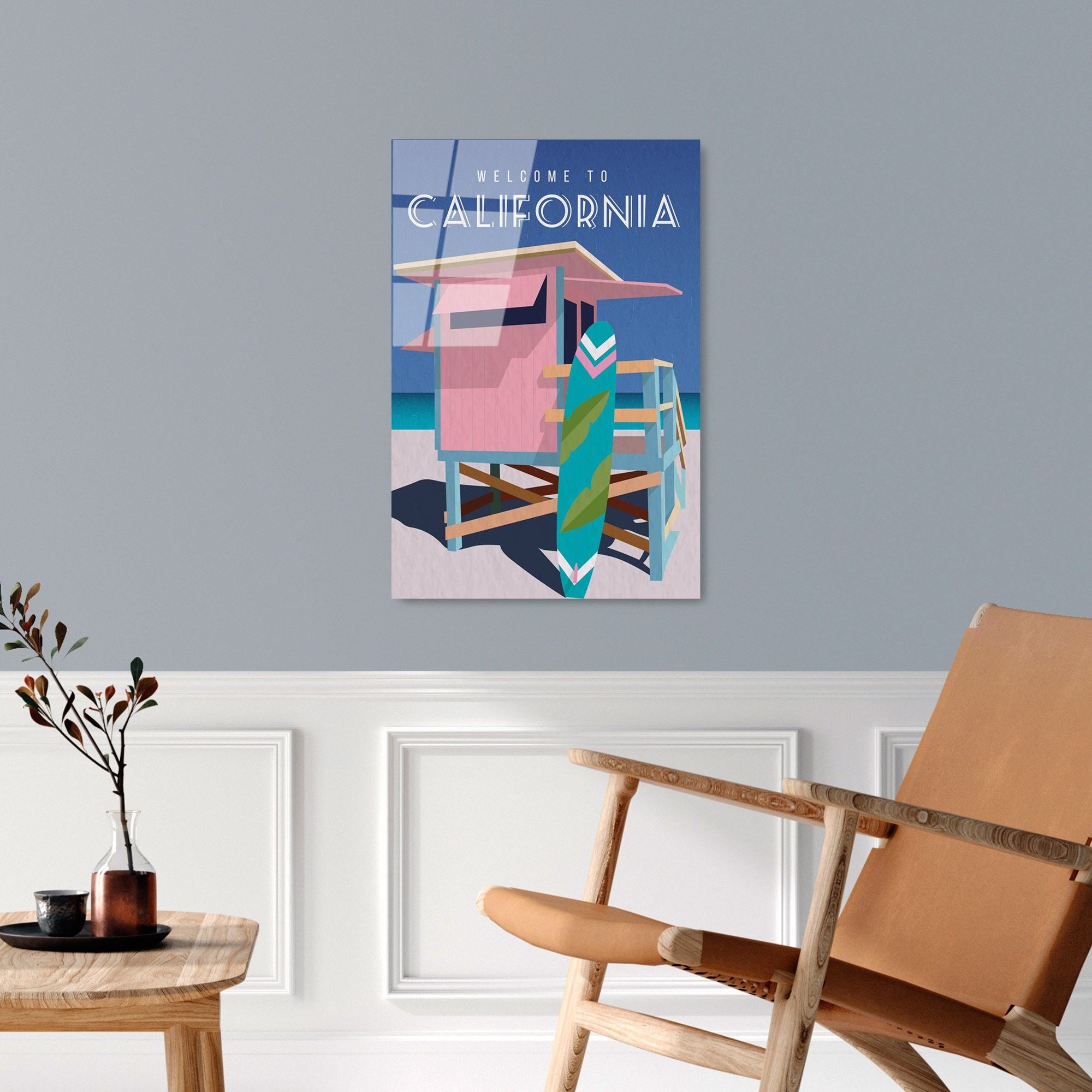 Quadro Decorativo em Vidro 100% Temperado UV-1013, Multicolor, 30x45 cm (4 mm)