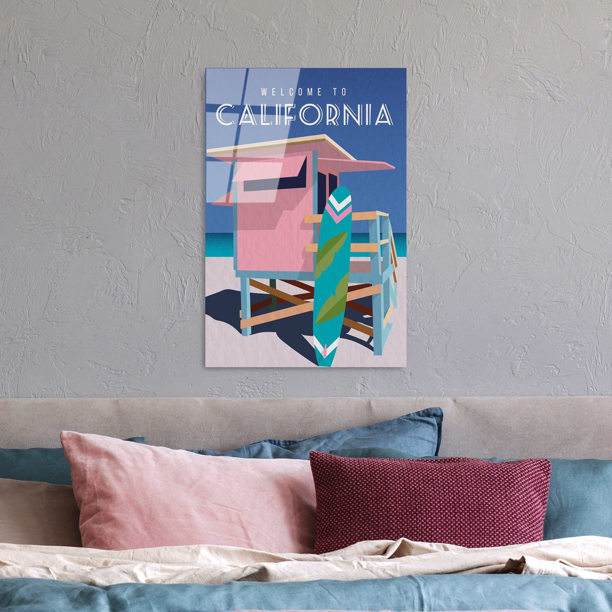 Quadro Decorativo em Vidro 100% Temperado UV-1013, Multicolor, 30x45 cm (4 mm)