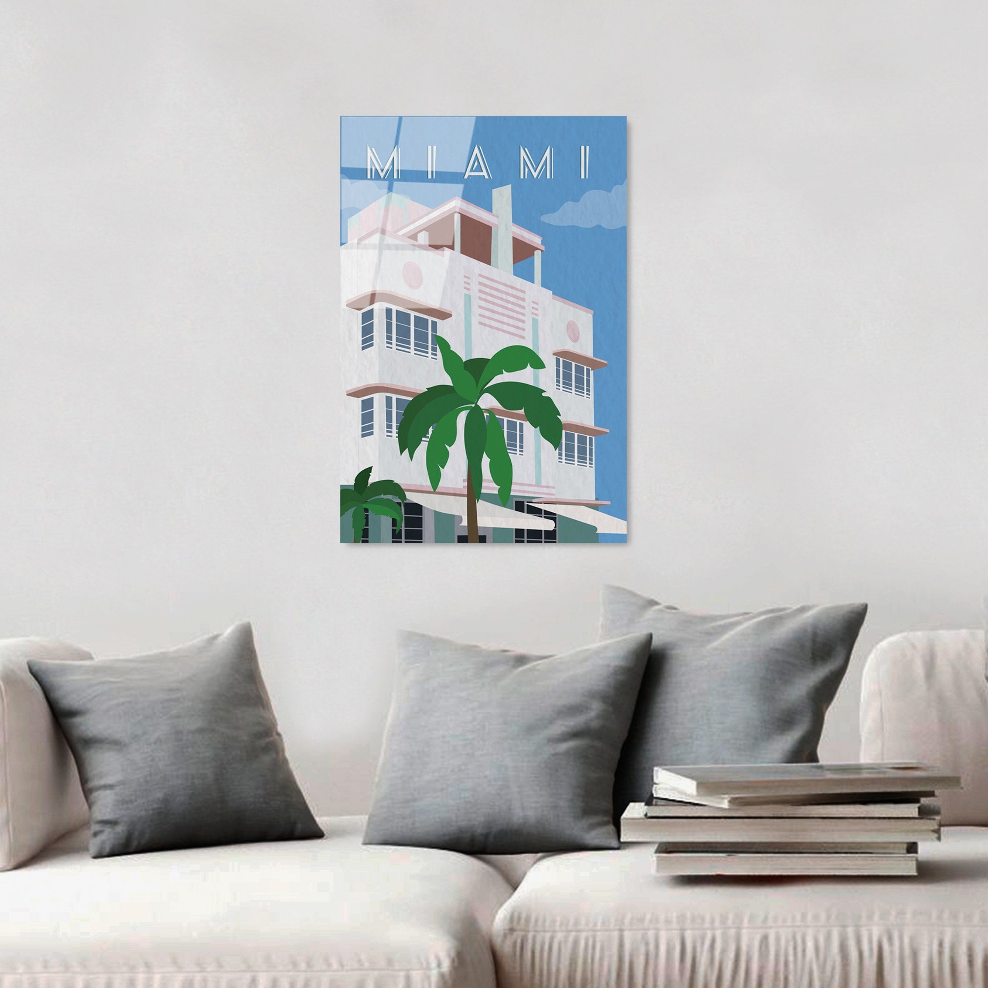 Quadro Decorativo em Vidro Temperado UV-1014, 30 x 45 cm, Multicolor (4 mm)