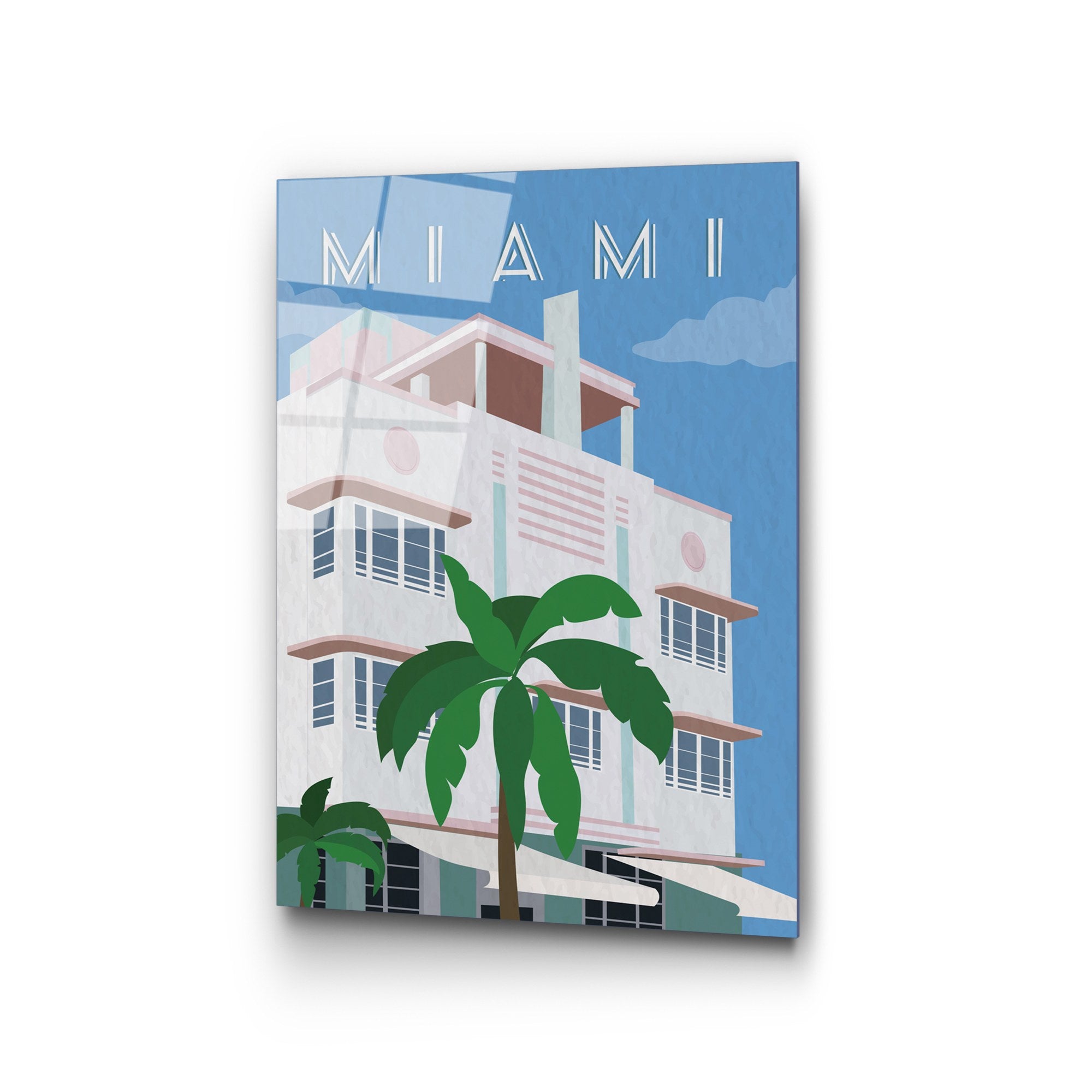 Quadro Decorativo em Vidro Temperado UV-1014, 30 x 45 cm, Multicolor (4 mm)