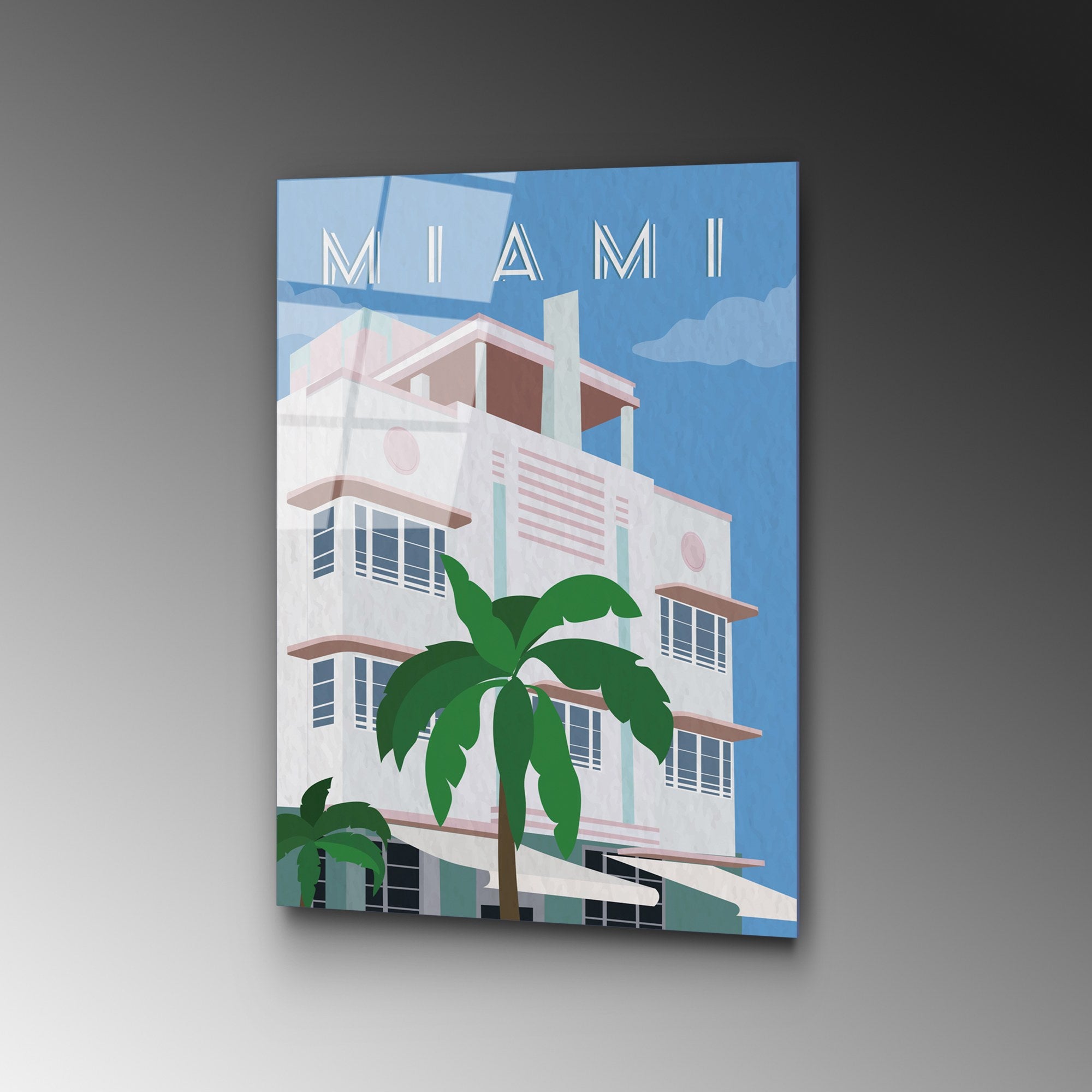 Quadro Decorativo em Vidro Temperado UV-1014, 30 x 45 cm, Multicolor (4 mm)