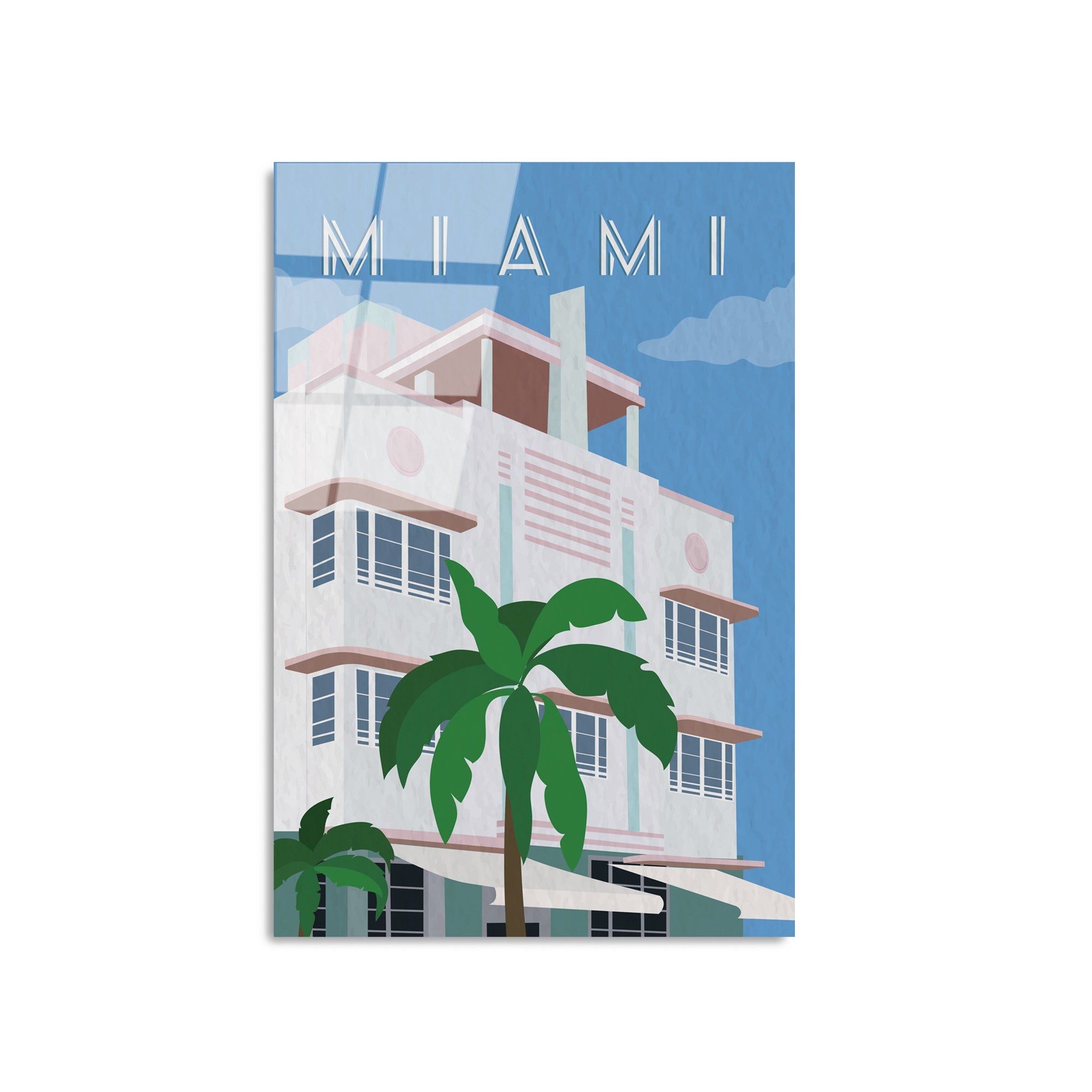 Quadro Decorativo em Vidro Temperado UV-1014, 30 x 45 cm, Multicolor (4 mm)