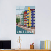 Quadro Decorativo em Vidro Temperado UV-1015, Multicolor, 30 x 45 cm, 4 mm