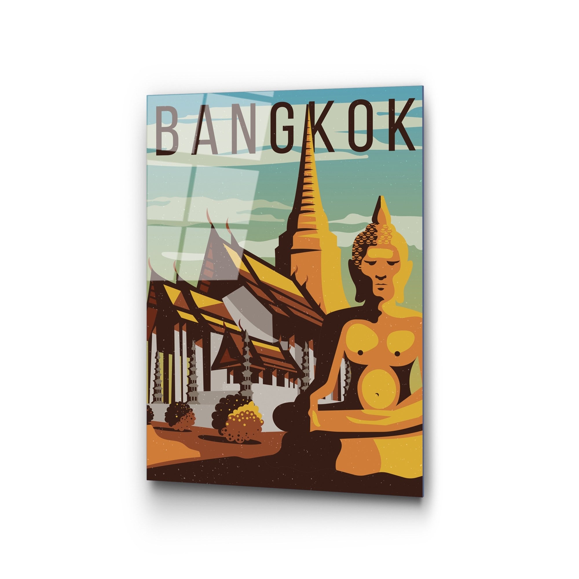 Quadro Decorativo em Vidro Temperado 4 mm UV-1018, Multicor, 30 x 45 cm (123BZM2513)