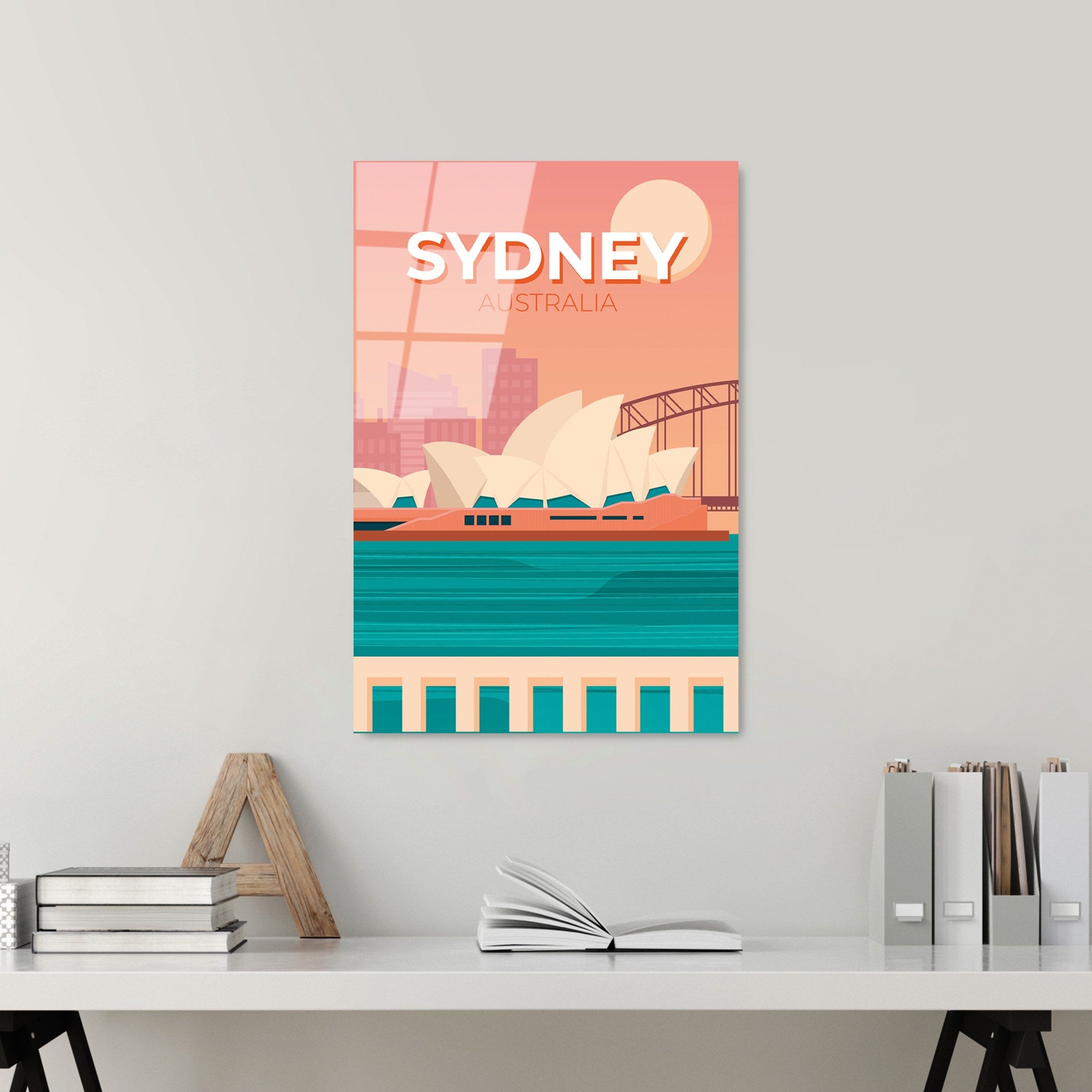 Quadro Decorativo em Vidro Temperado UV-1021 (30 x 45 cm) - Multicolor, 4 mm