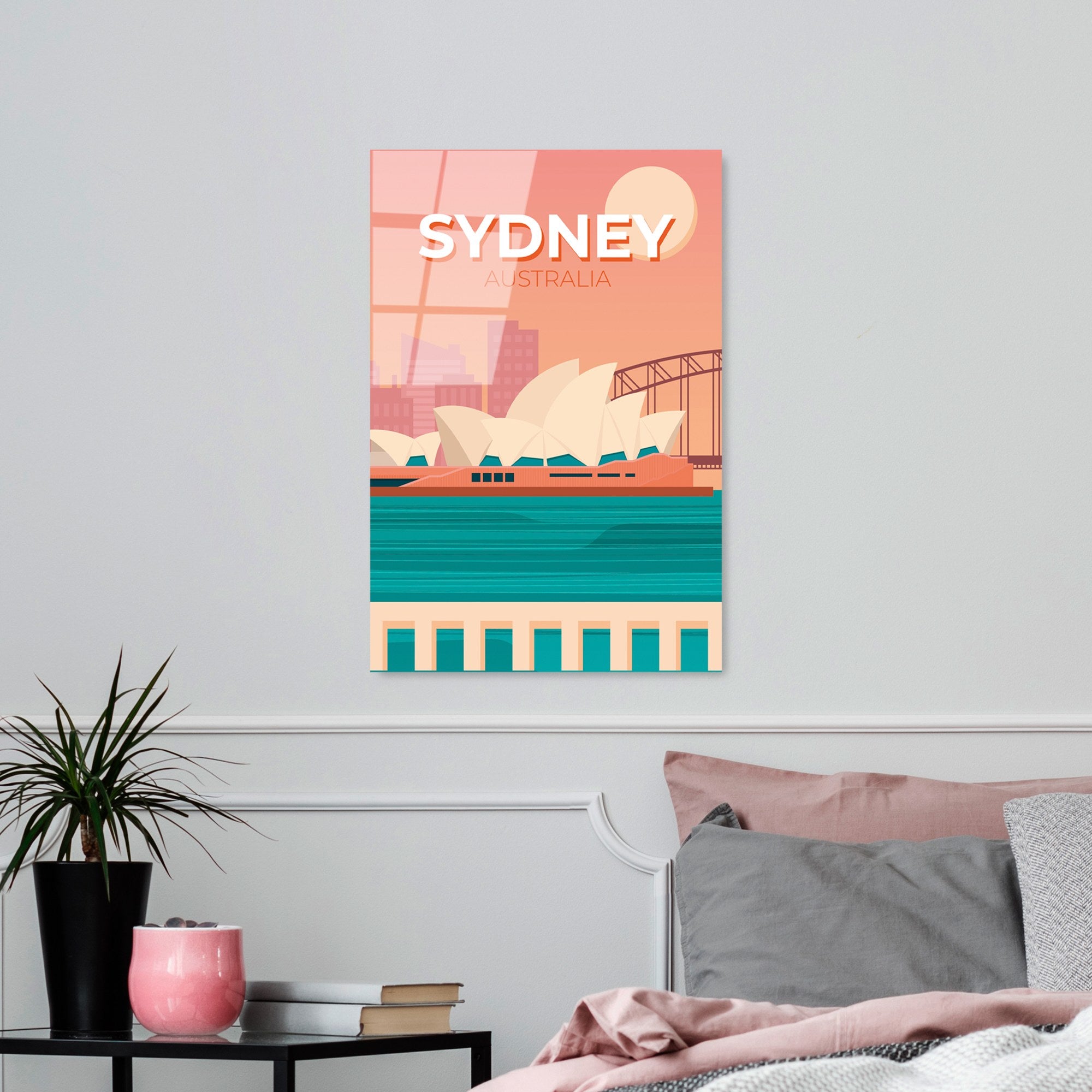 Quadro Decorativo em Vidro Temperado UV-1021 (30 x 45 cm) - Multicolor, 4 mm