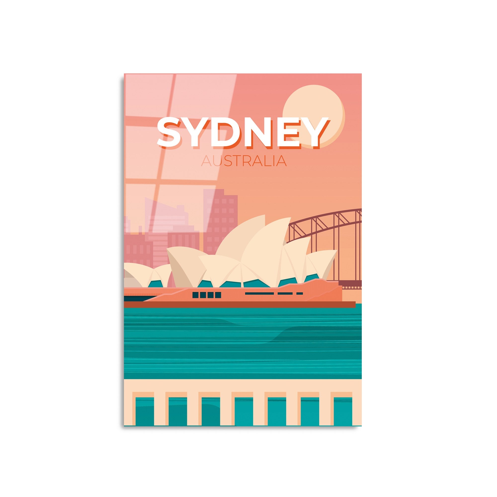 Quadro Decorativo em Vidro Temperado UV-1021 (30 x 45 cm) - Multicolor, 4 mm