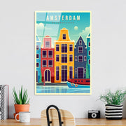 Quadro Decorativo em Vidro Temperado Multicolor UV-1028, 30x45 cm, 4 mm